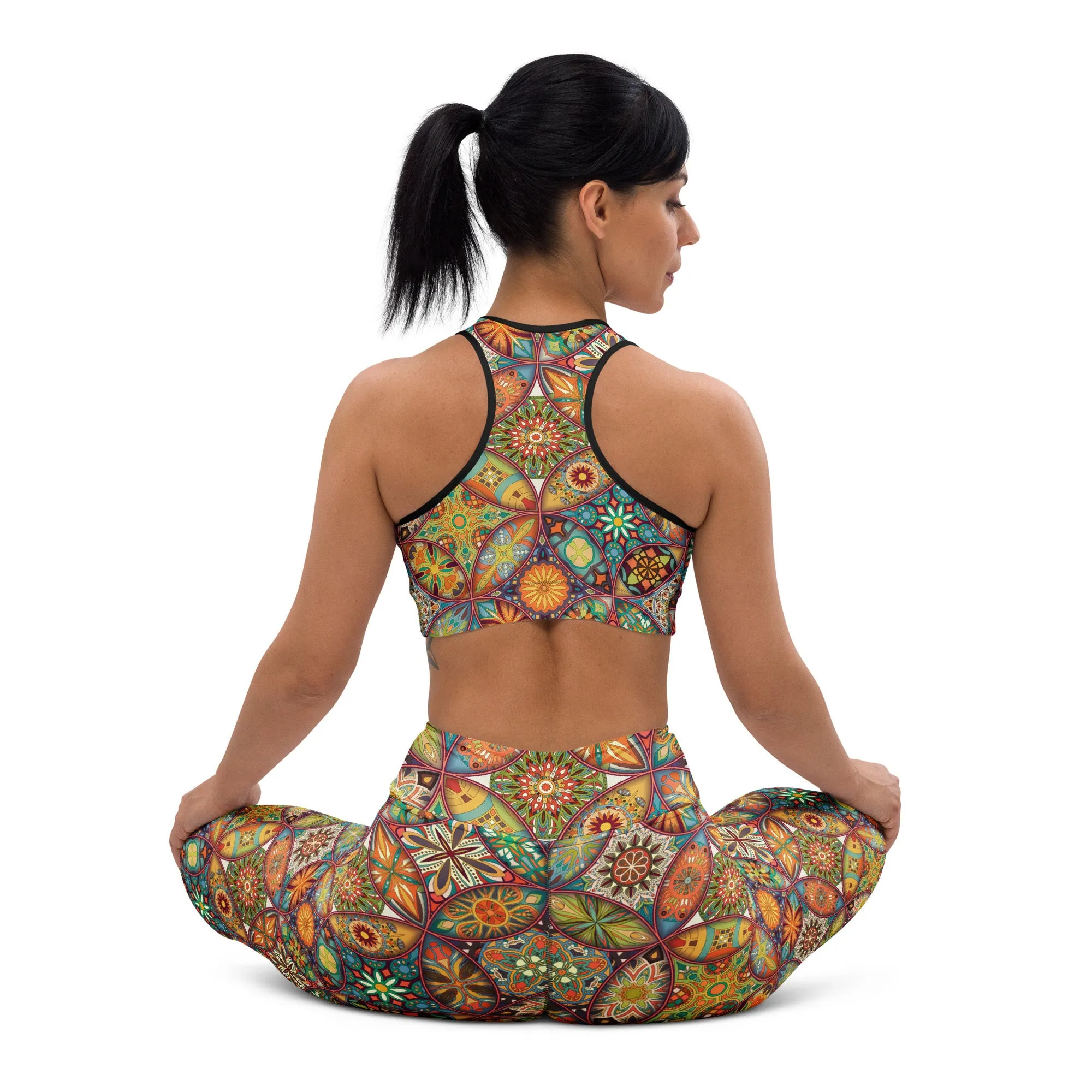 Enchanted Mirage Mandala Yoga Leggings