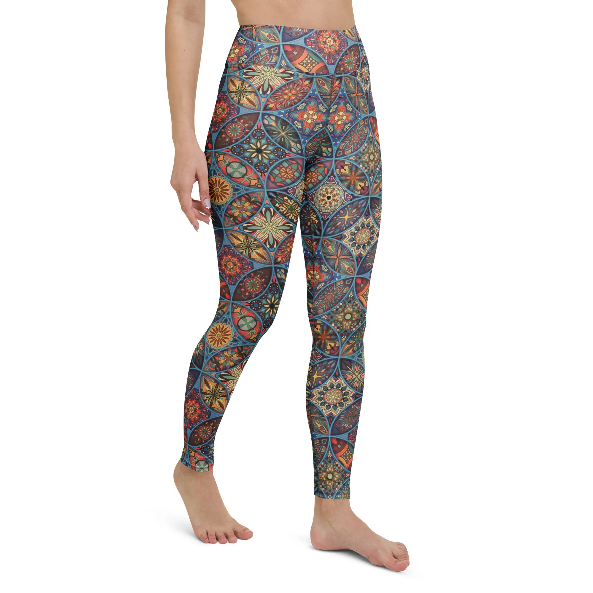Enchanted Mirage Mandala Yoga Leggings