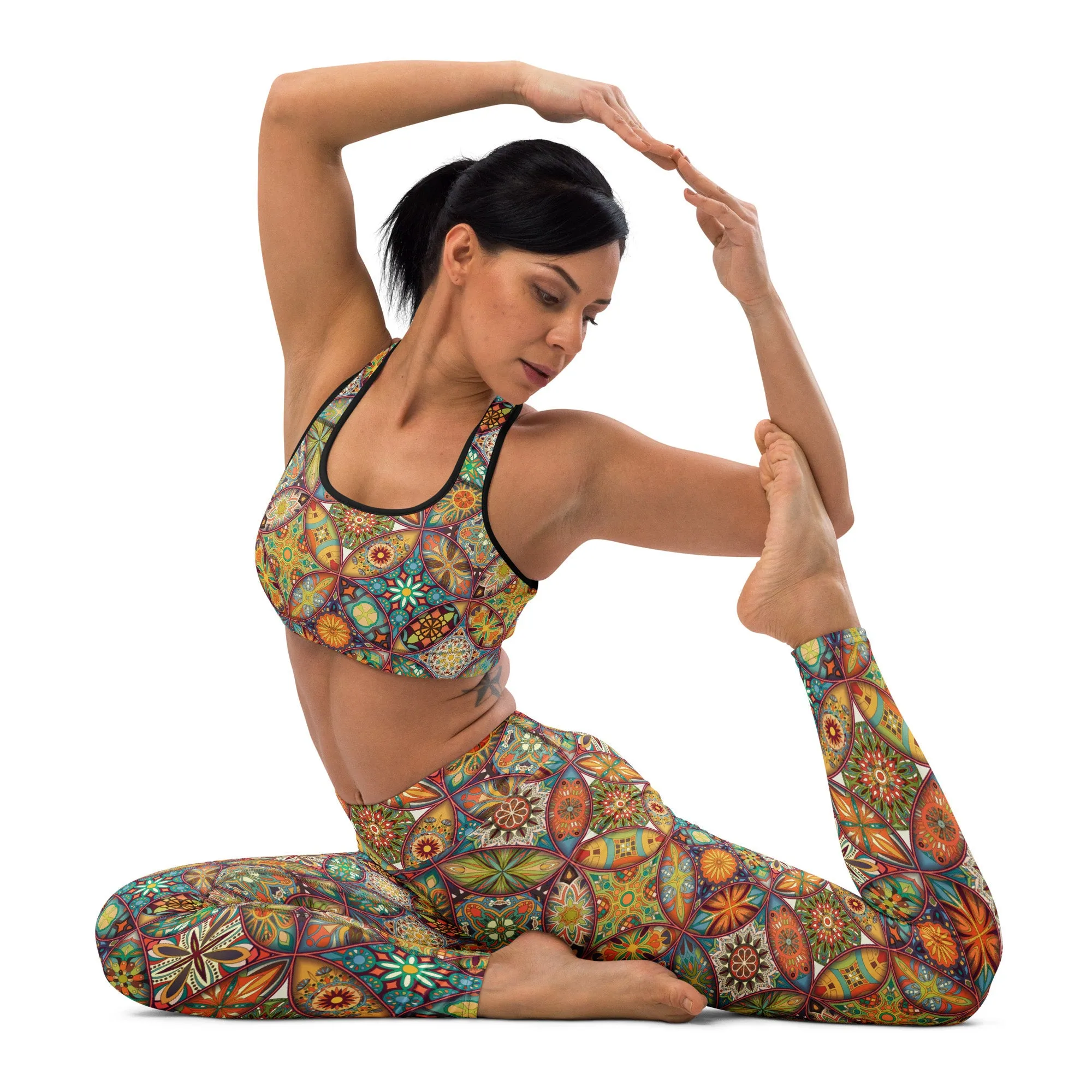 Enchanted Mirage Mandala Yoga Leggings