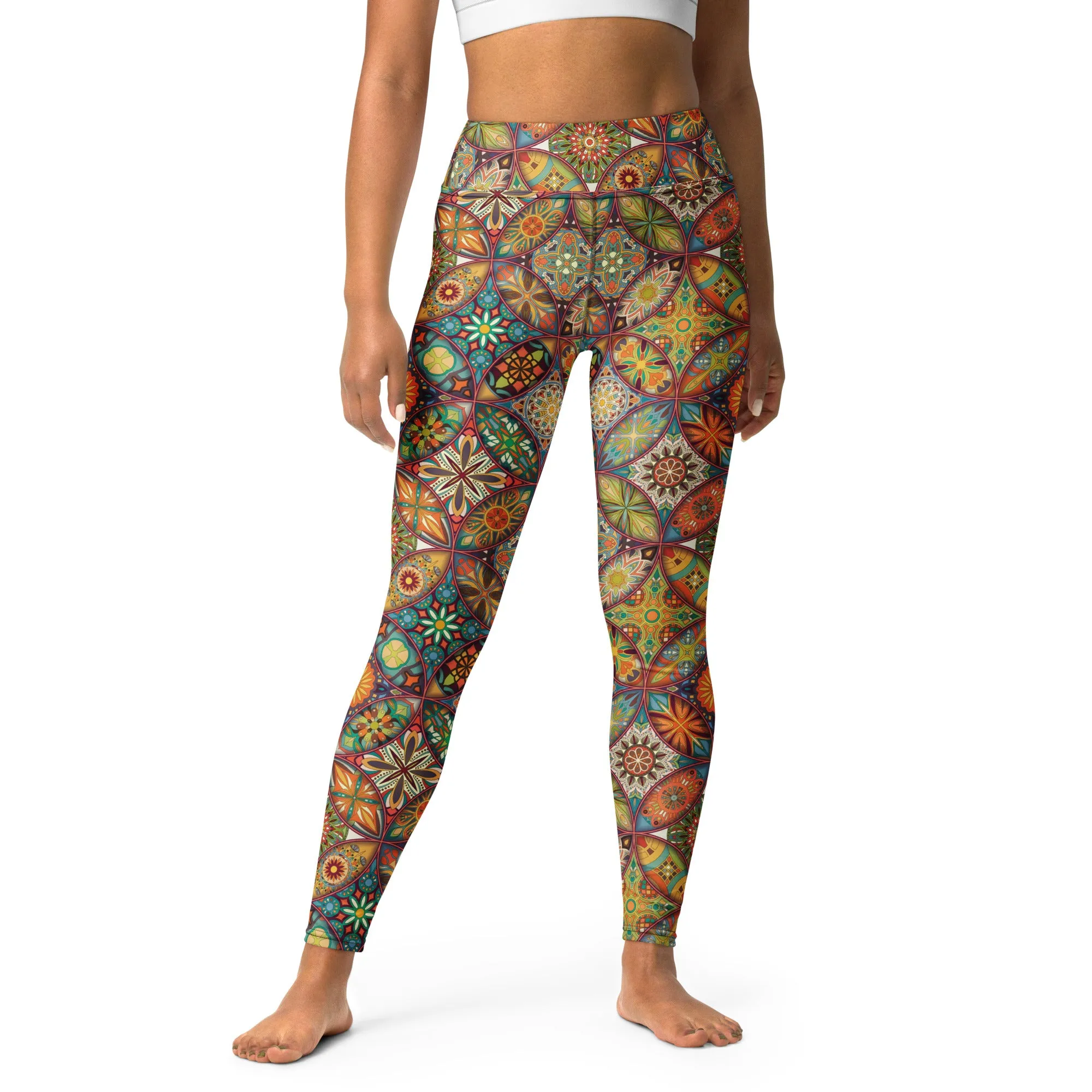 Enchanted Mirage Mandala Yoga Leggings