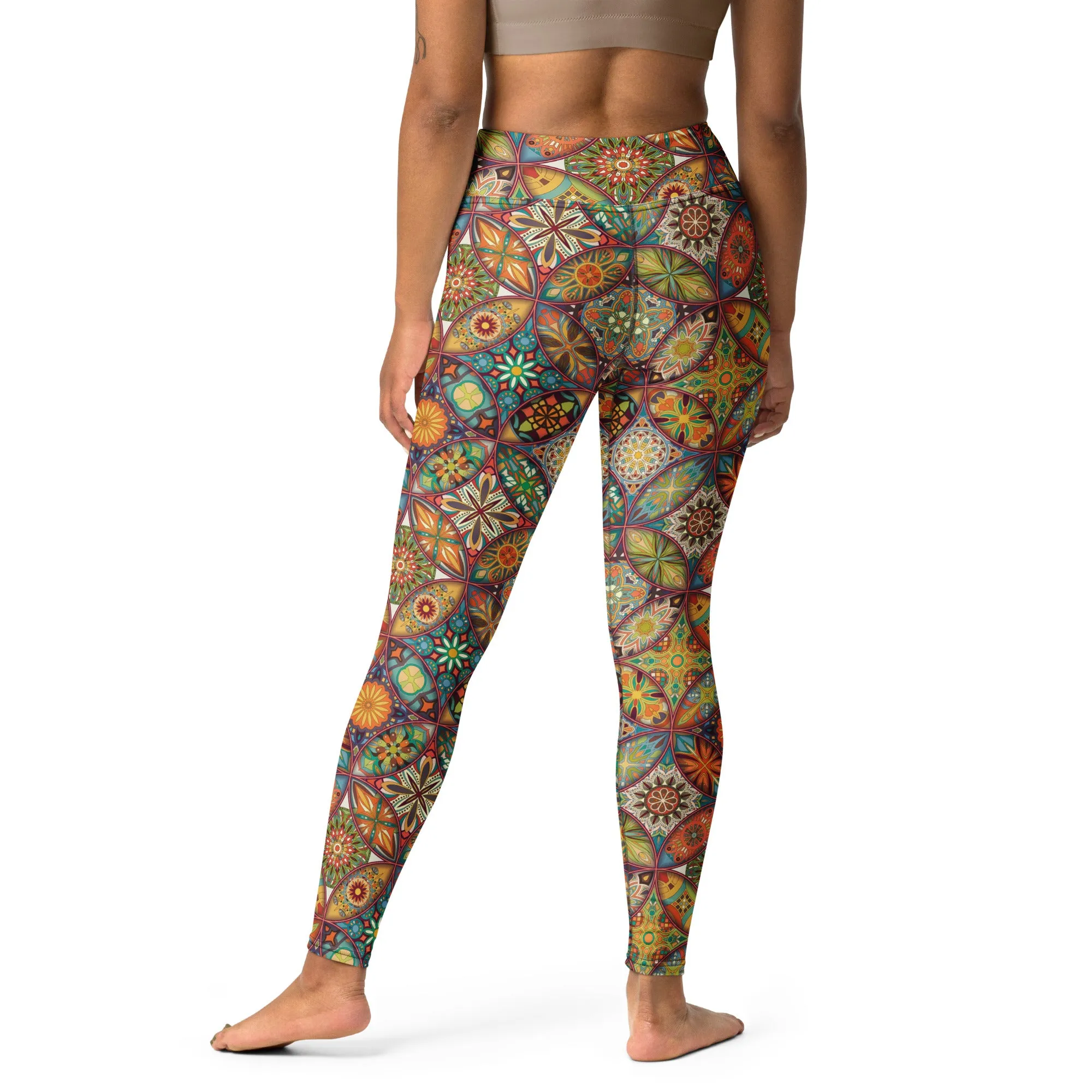 Enchanted Mirage Mandala Yoga Leggings