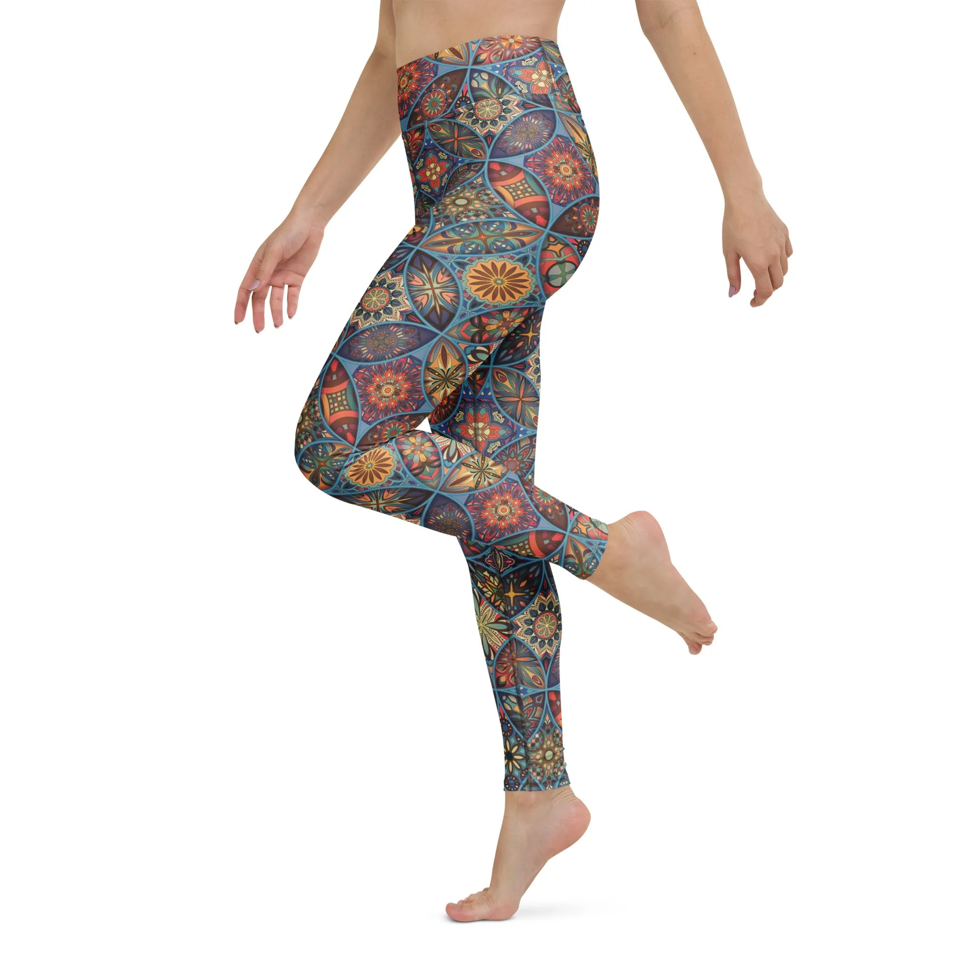 Enchanted Mirage Mandala Yoga Leggings
