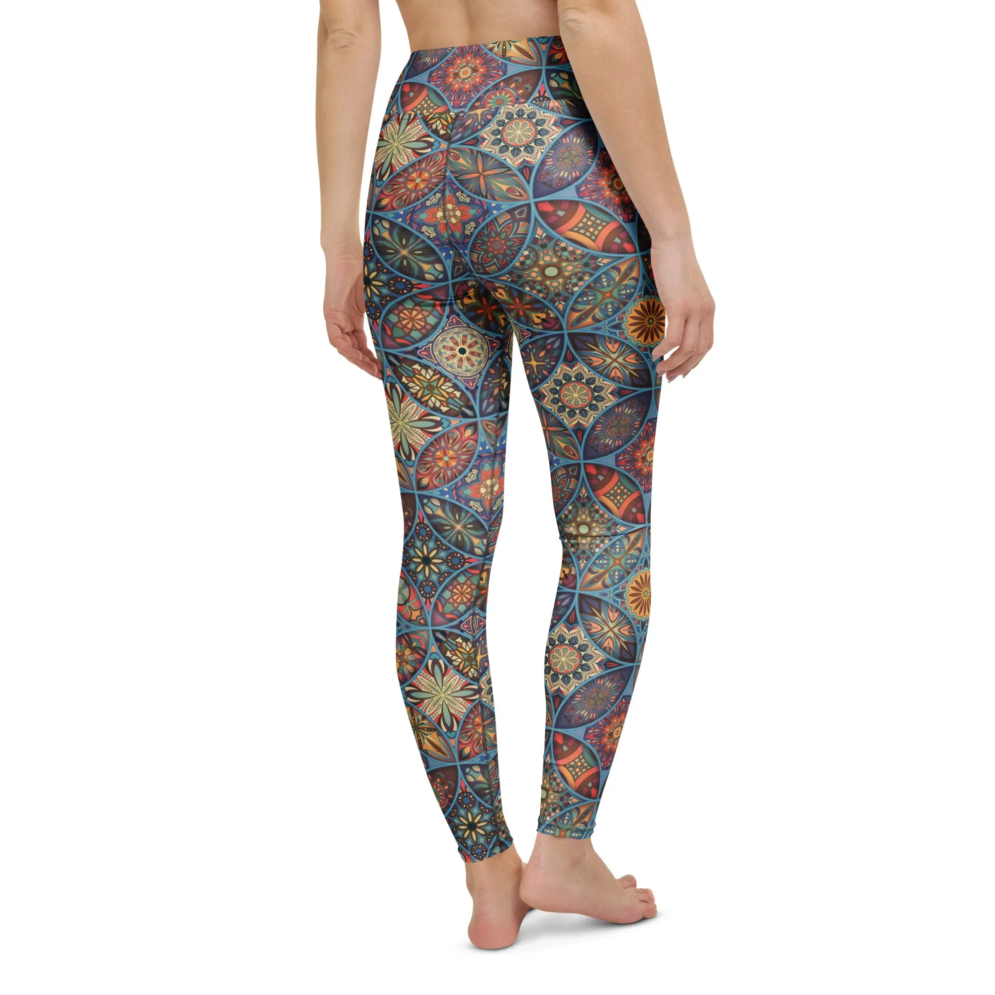 Enchanted Mirage Mandala Yoga Leggings
