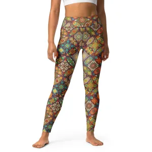 Enchanted Mirage Mandala Yoga Leggings