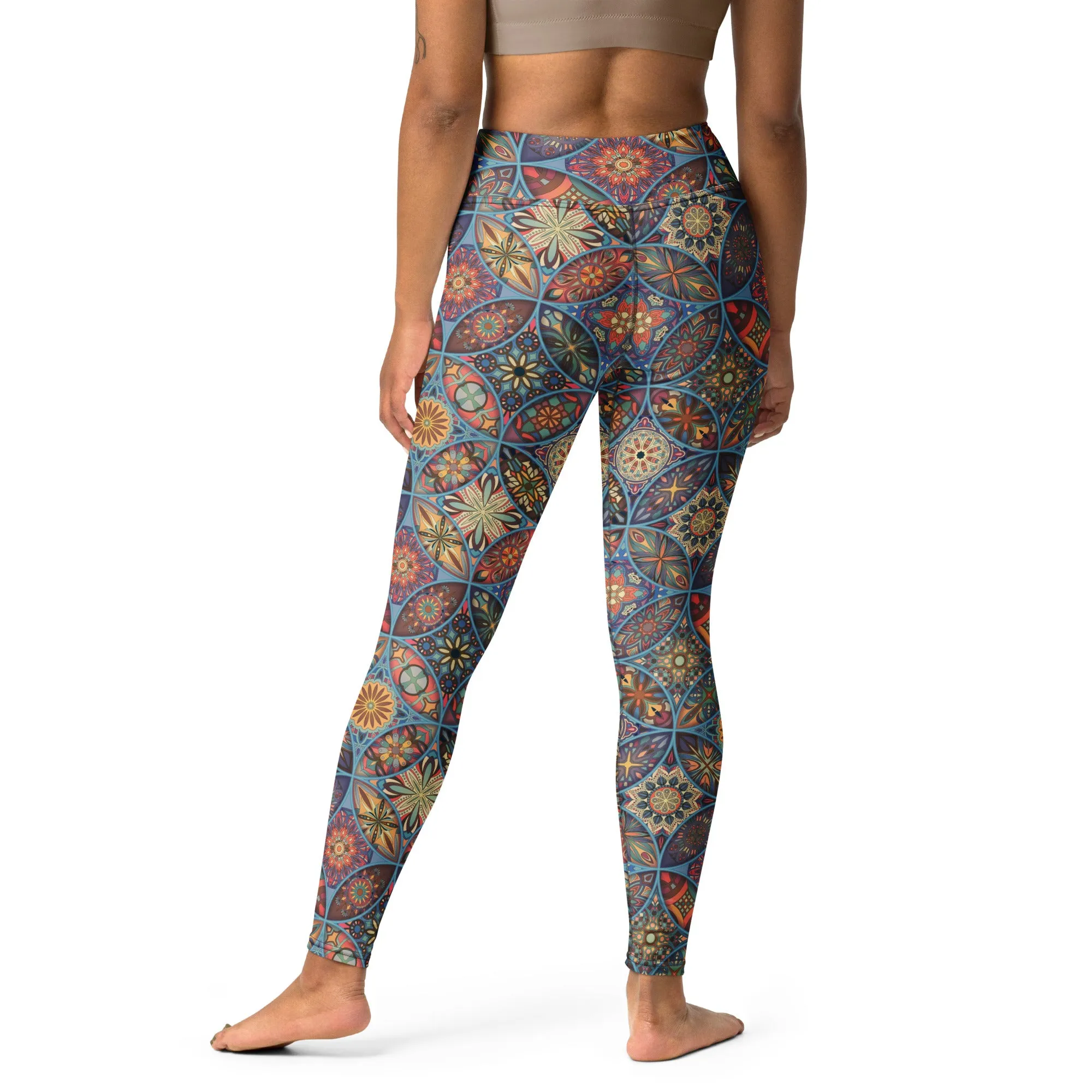 Enchanted Mirage Mandala Yoga Leggings