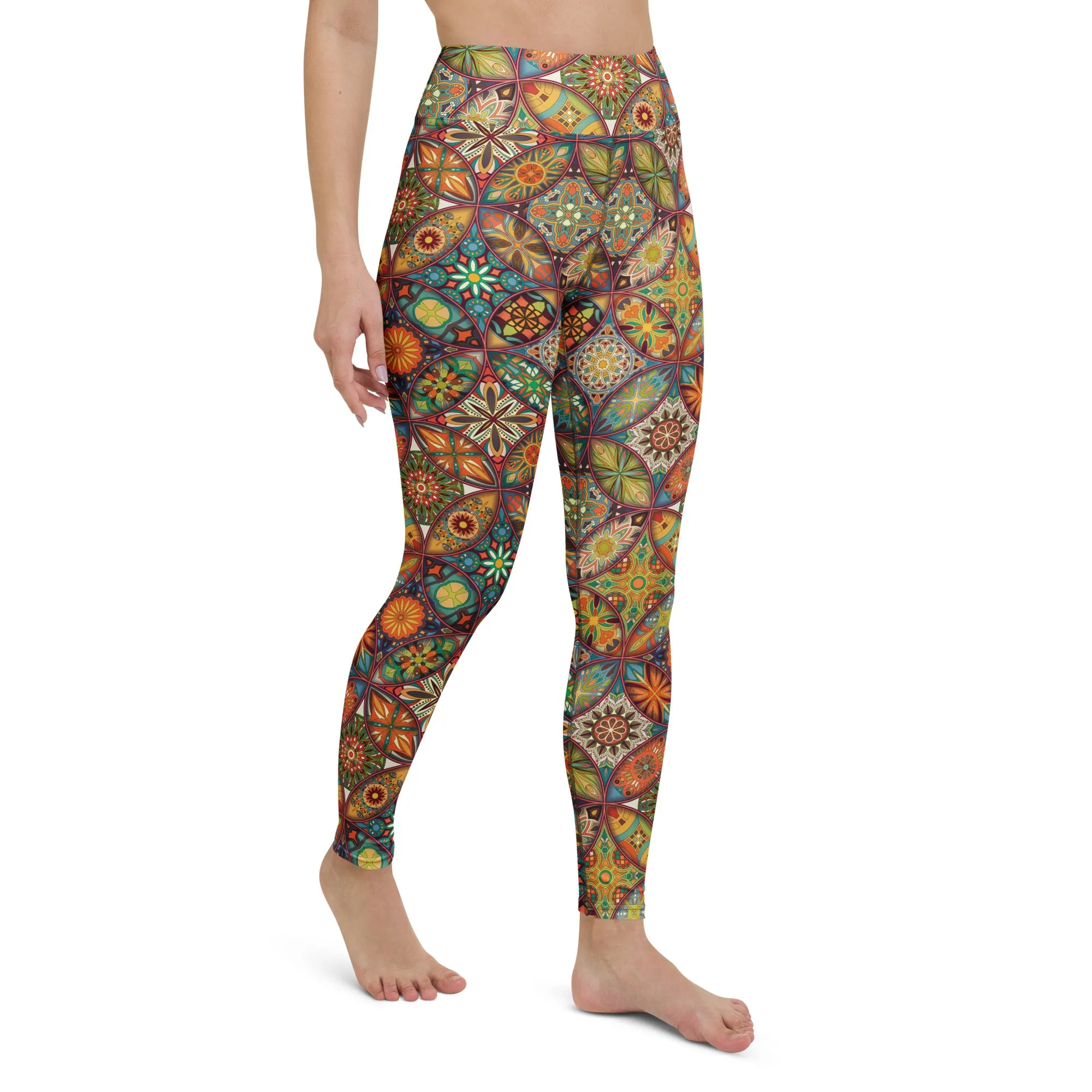 Enchanted Mirage Mandala Yoga Leggings