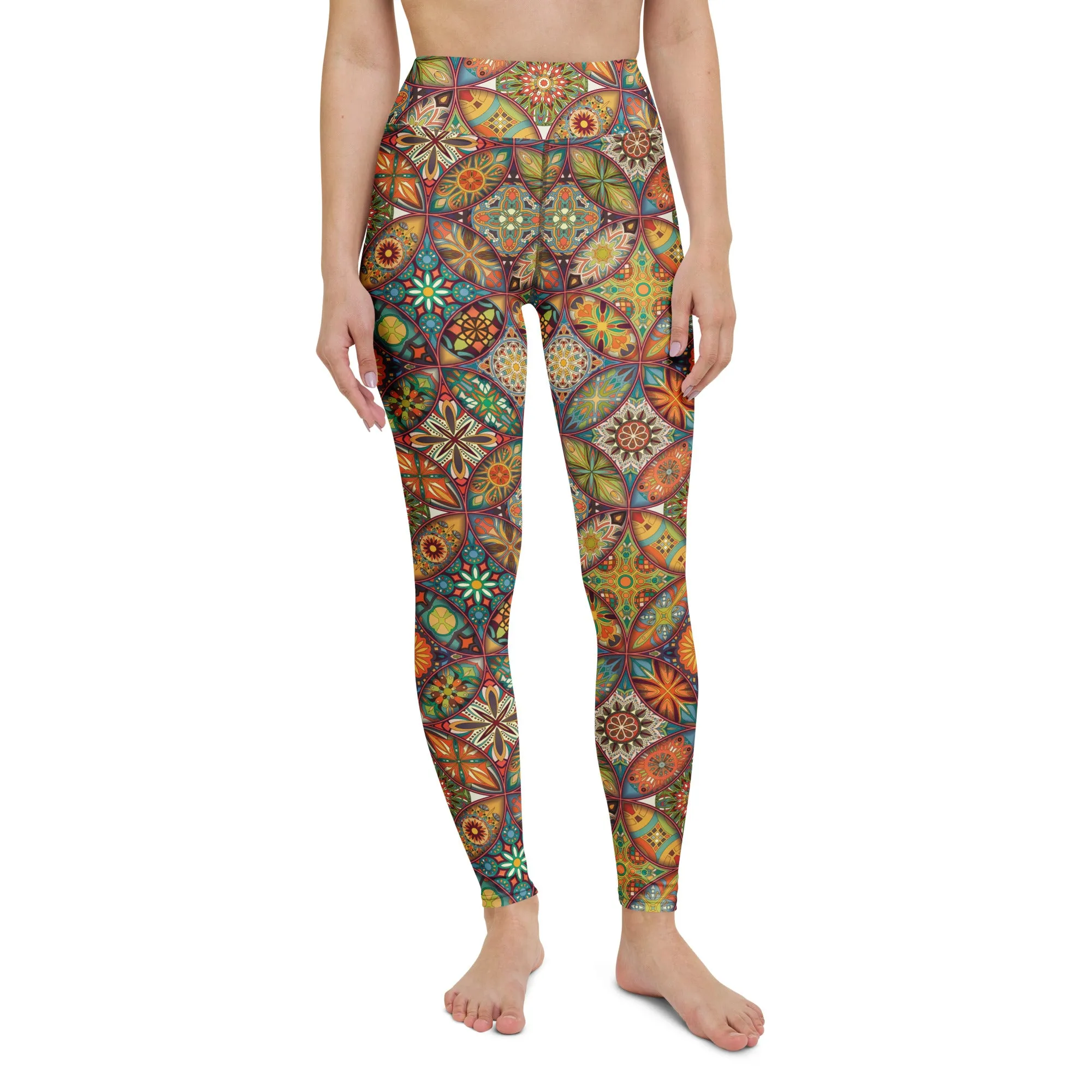 Enchanted Mirage Mandala Yoga Leggings