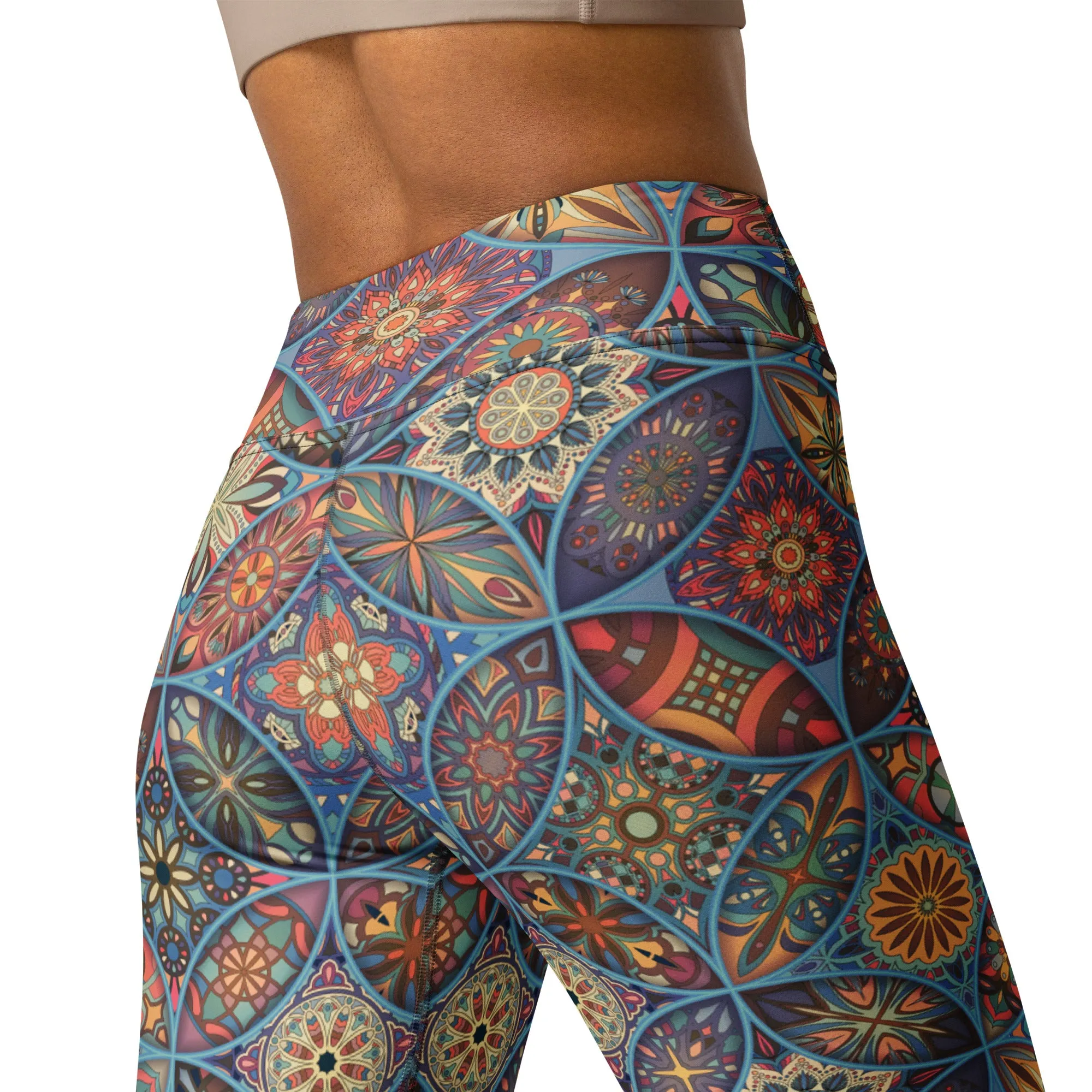 Enchanted Mirage Mandala Yoga Leggings