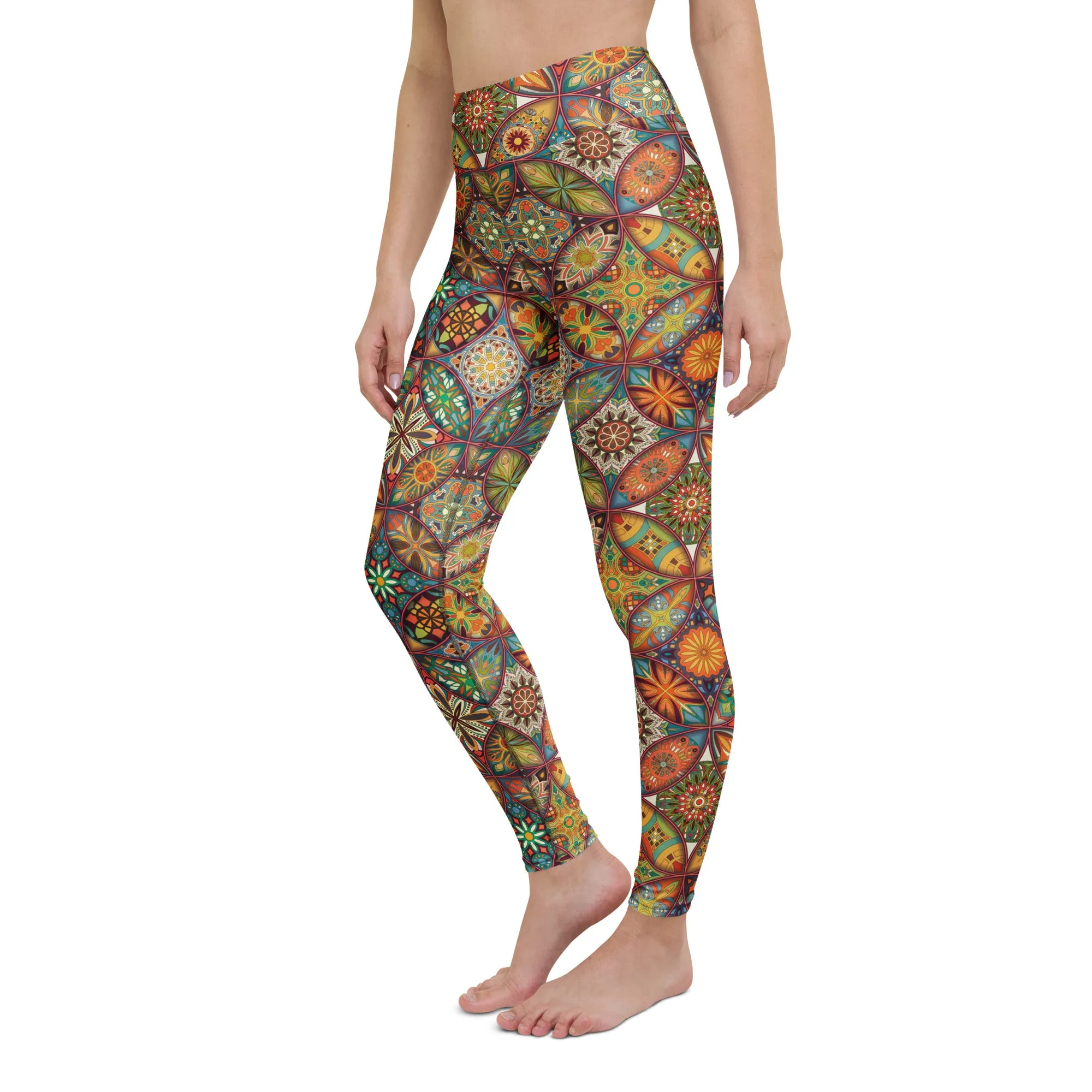 Enchanted Mirage Mandala Yoga Leggings