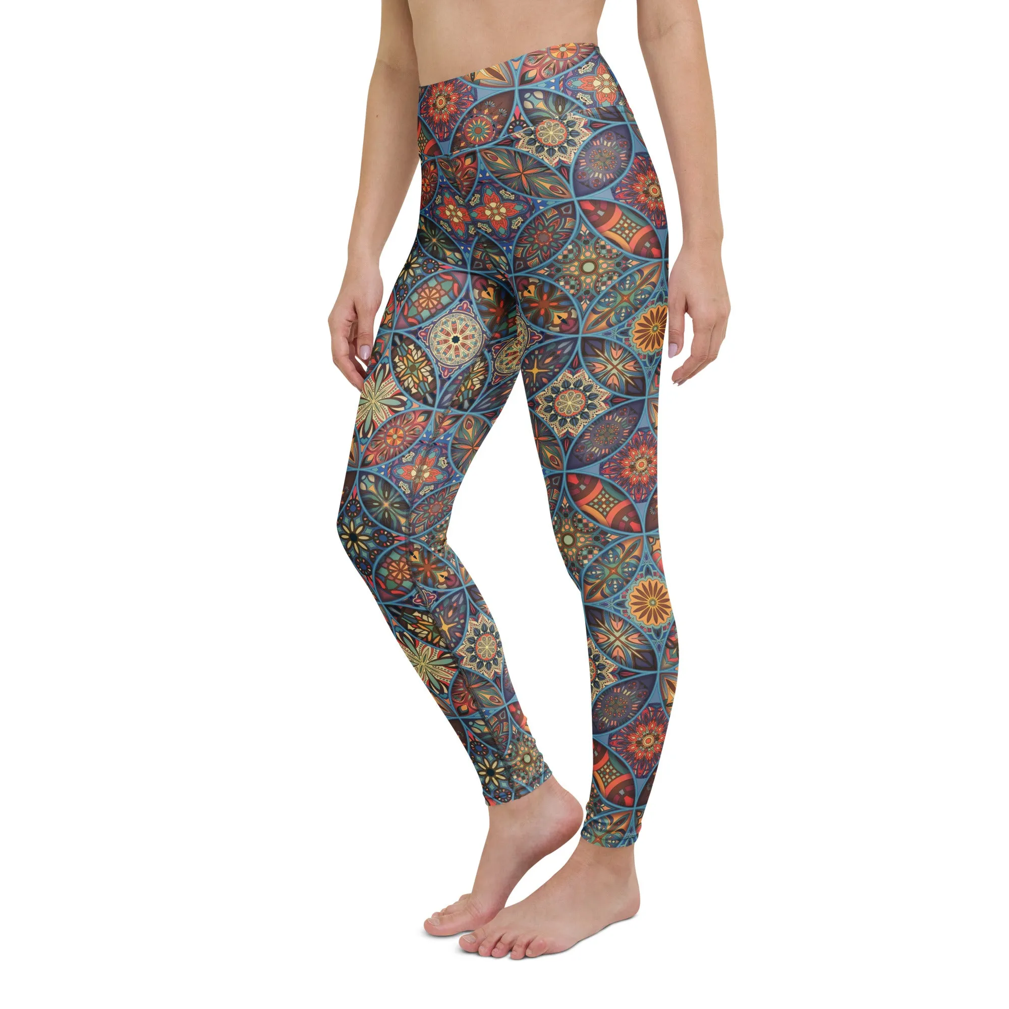 Enchanted Mirage Mandala Yoga Leggings