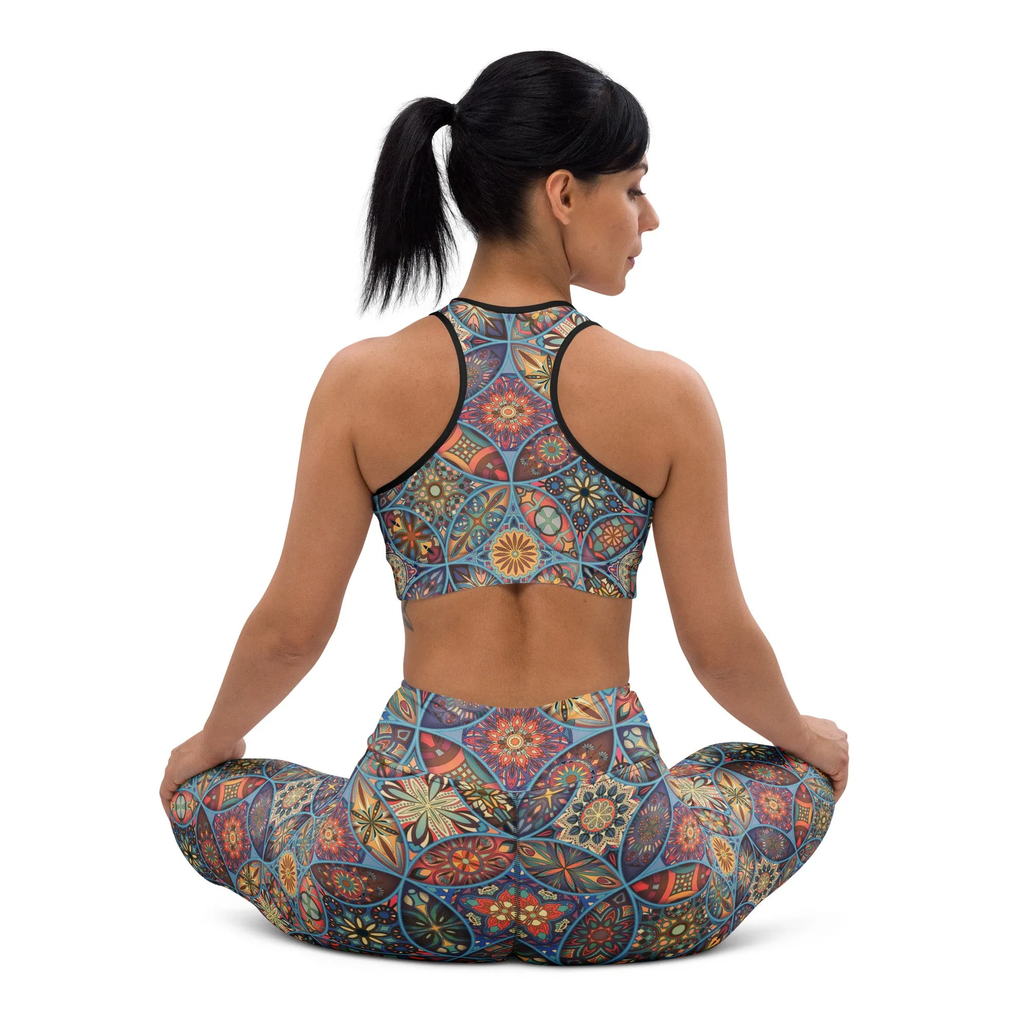 Enchanted Mirage Mandala Yoga Leggings