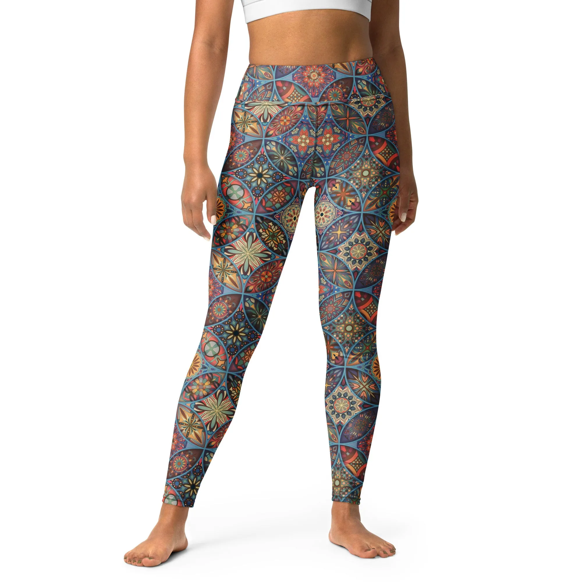 Enchanted Mirage Mandala Yoga Leggings