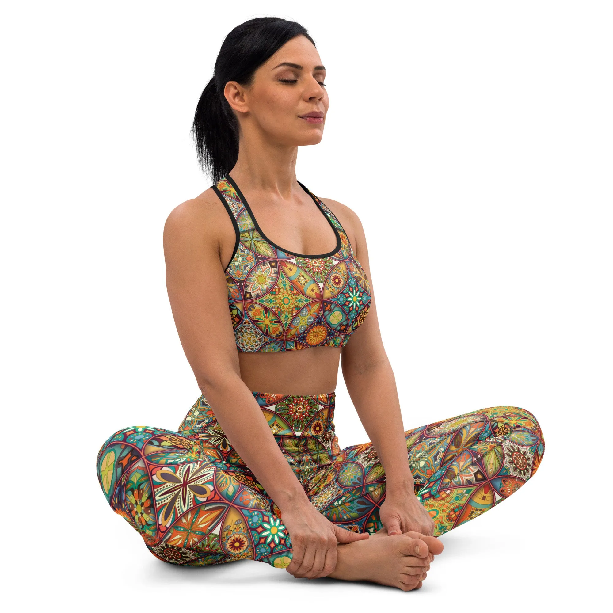 Enchanted Mirage Mandala Yoga Leggings