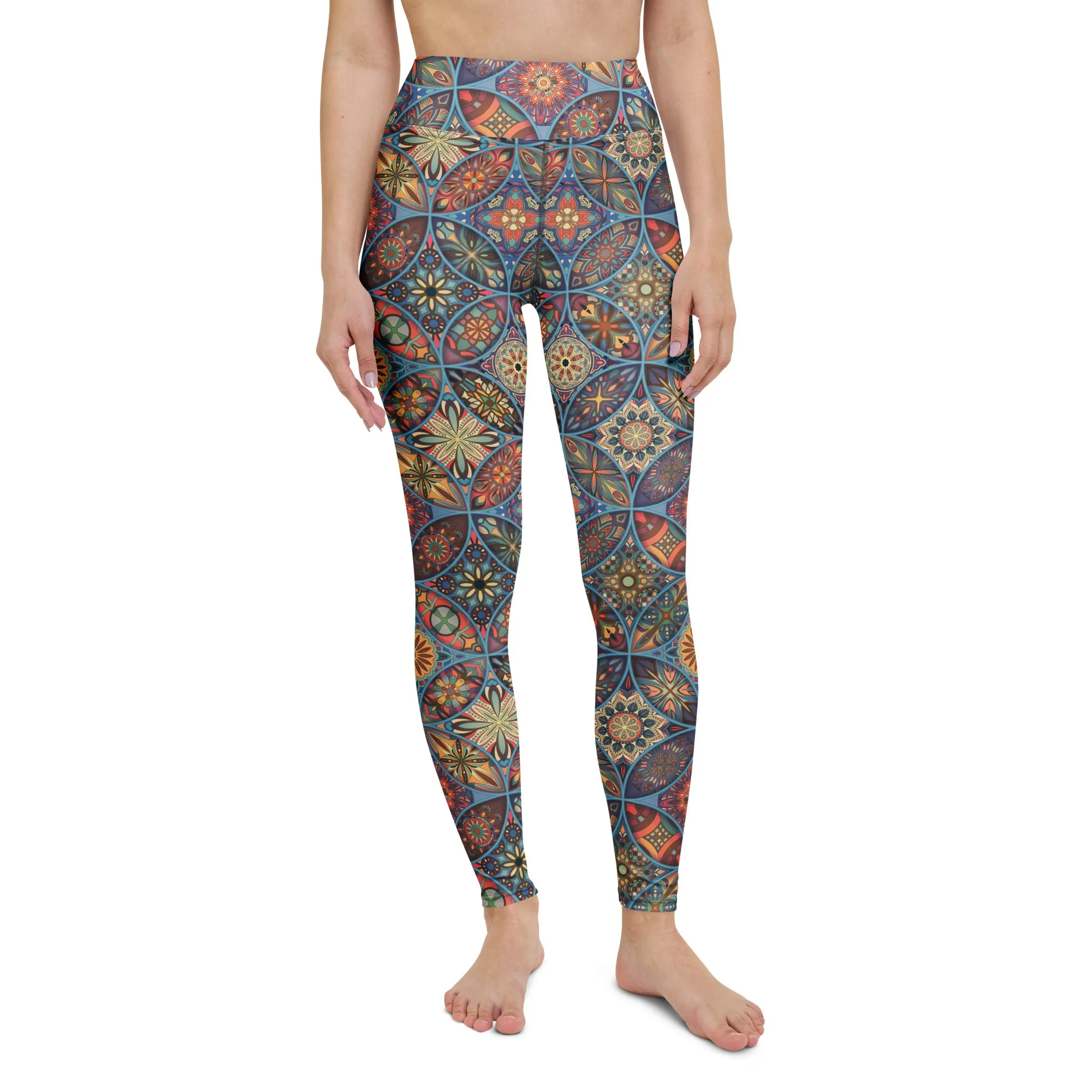 Enchanted Mirage Mandala Yoga Leggings