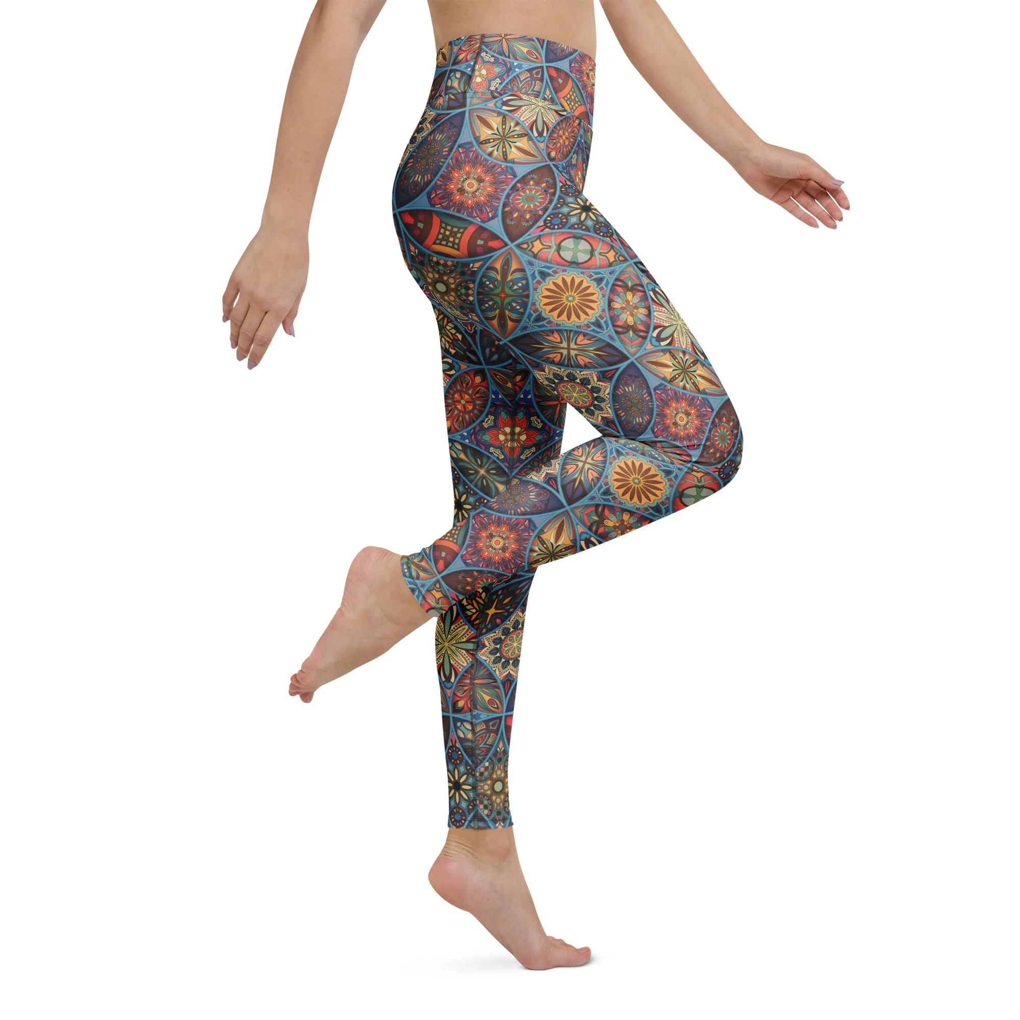 Enchanted Mirage Mandala Yoga Leggings