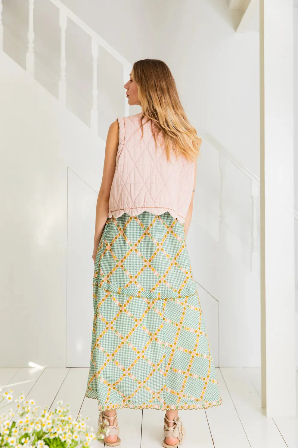 Estelle Gilet - Chalk Pink