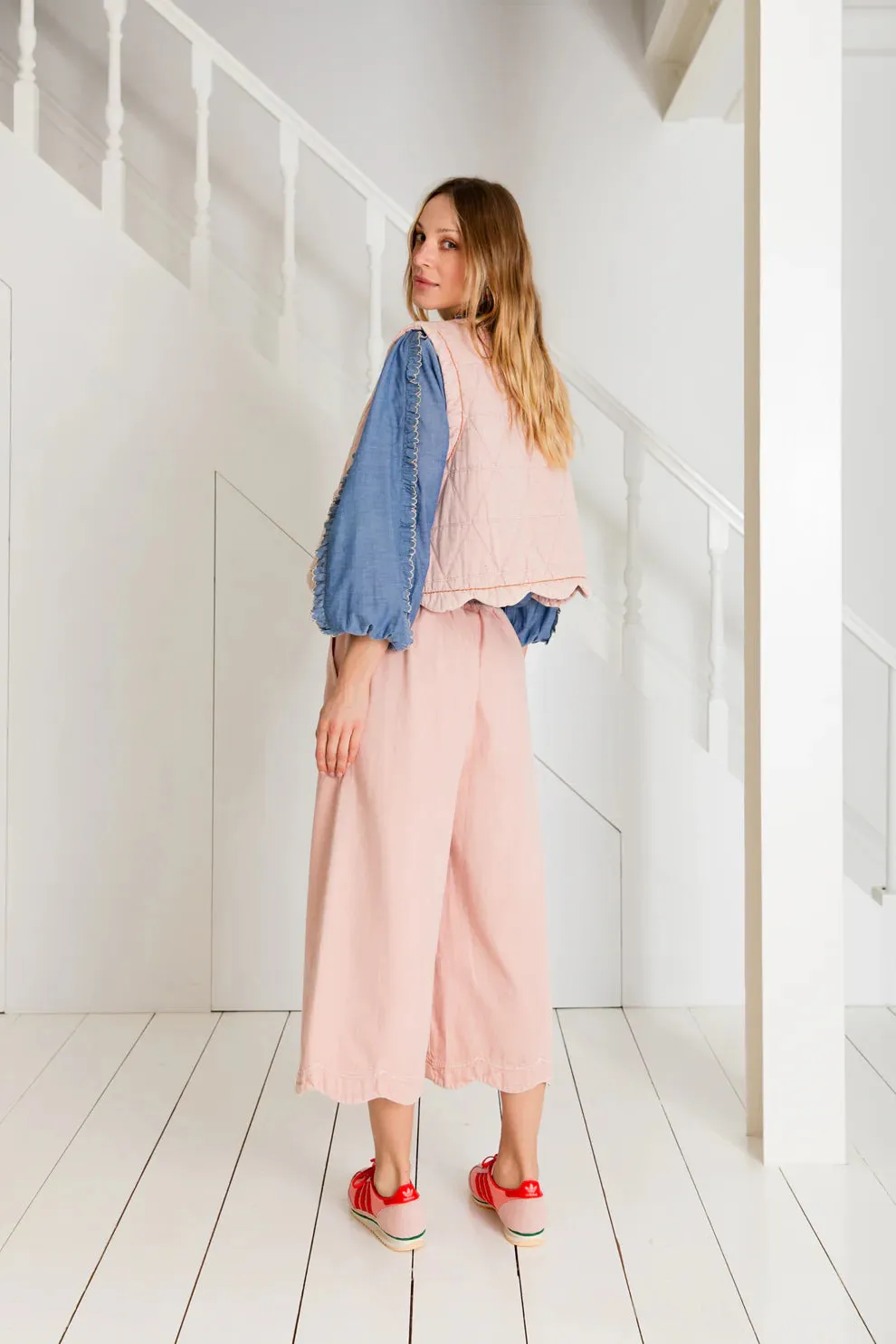 Estelle Gilet - Chalk Pink
