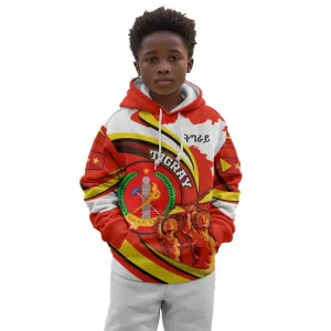 Ethiopia Tigray Kid Hoodie Revolution Emblem Freedom Fighters and Flag DT02