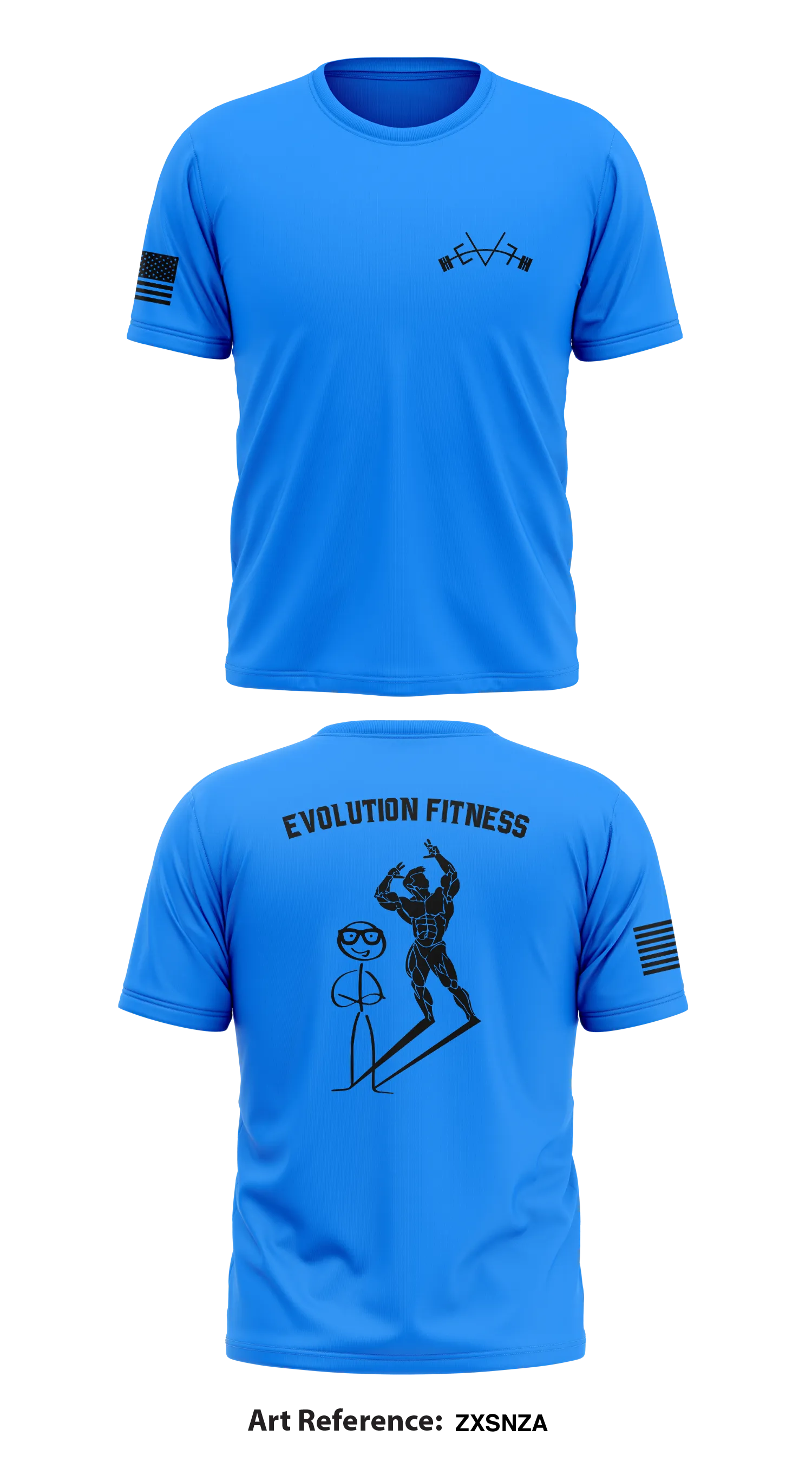 Evolution Fitness Store 1 Core Men's SS Performance Tee - zXsnza