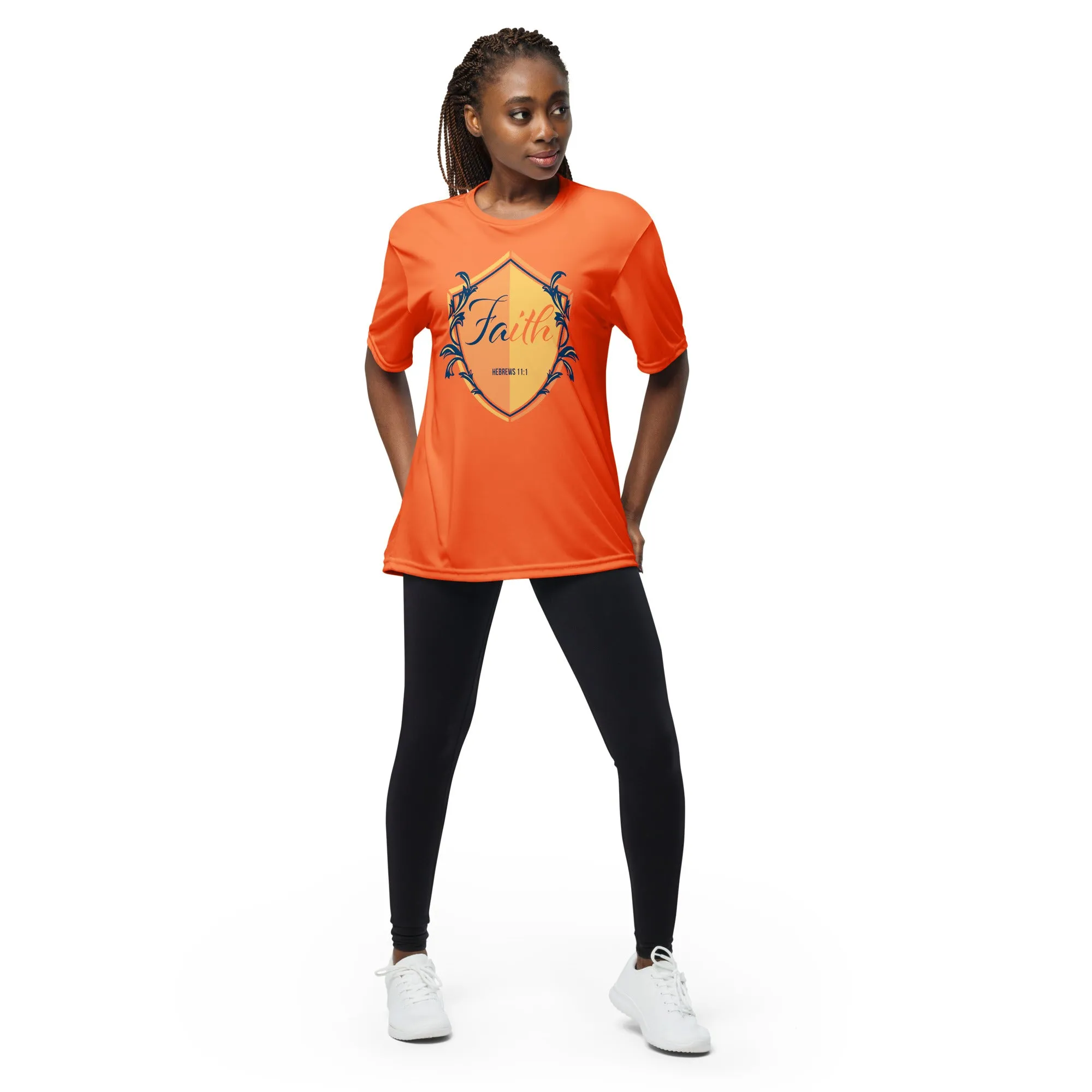 Faith - Unisex performance crew neck t-shirt