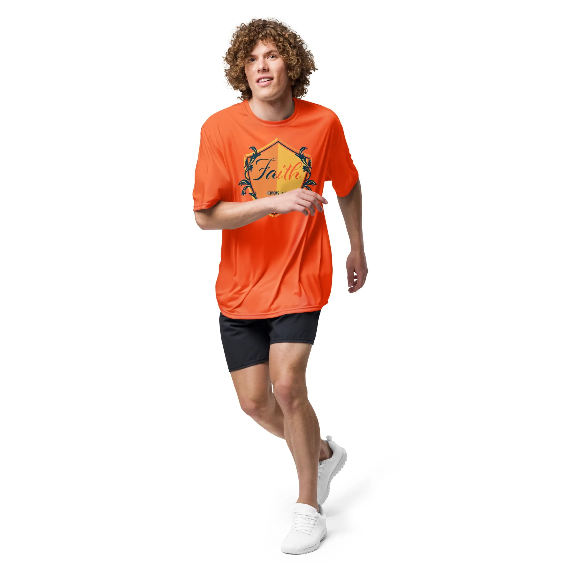 Faith - Unisex performance crew neck t-shirt