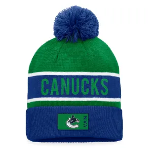 Fanatics AP Cuff Pom Toque - Vancouver Canucks Reverse Retro