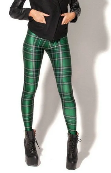 Fashion Striped Series Printed Style Creative Leggins Fitness Women Pants