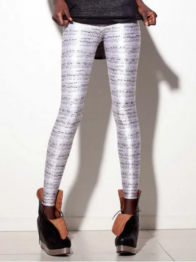 Fashion Striped Series Printed Style Creative Leggins Fitness Women Pants