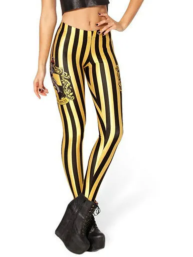 Fashion Striped Series Printed Style Creative Leggins Fitness Women Pants