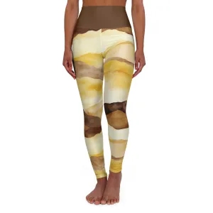 Fiery Horizons High Waisted Yoga Leggings for Active Lifestyle