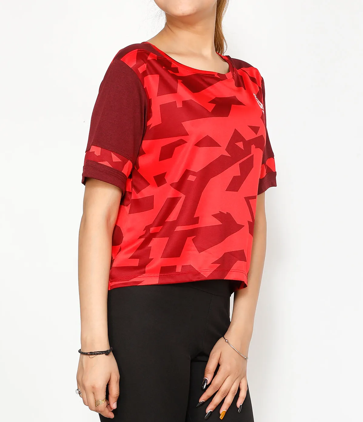 Fiery Red Crop Top