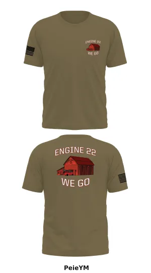 Firecook1709 Store 1 Core Men's SS Performance Tee - PeieYM