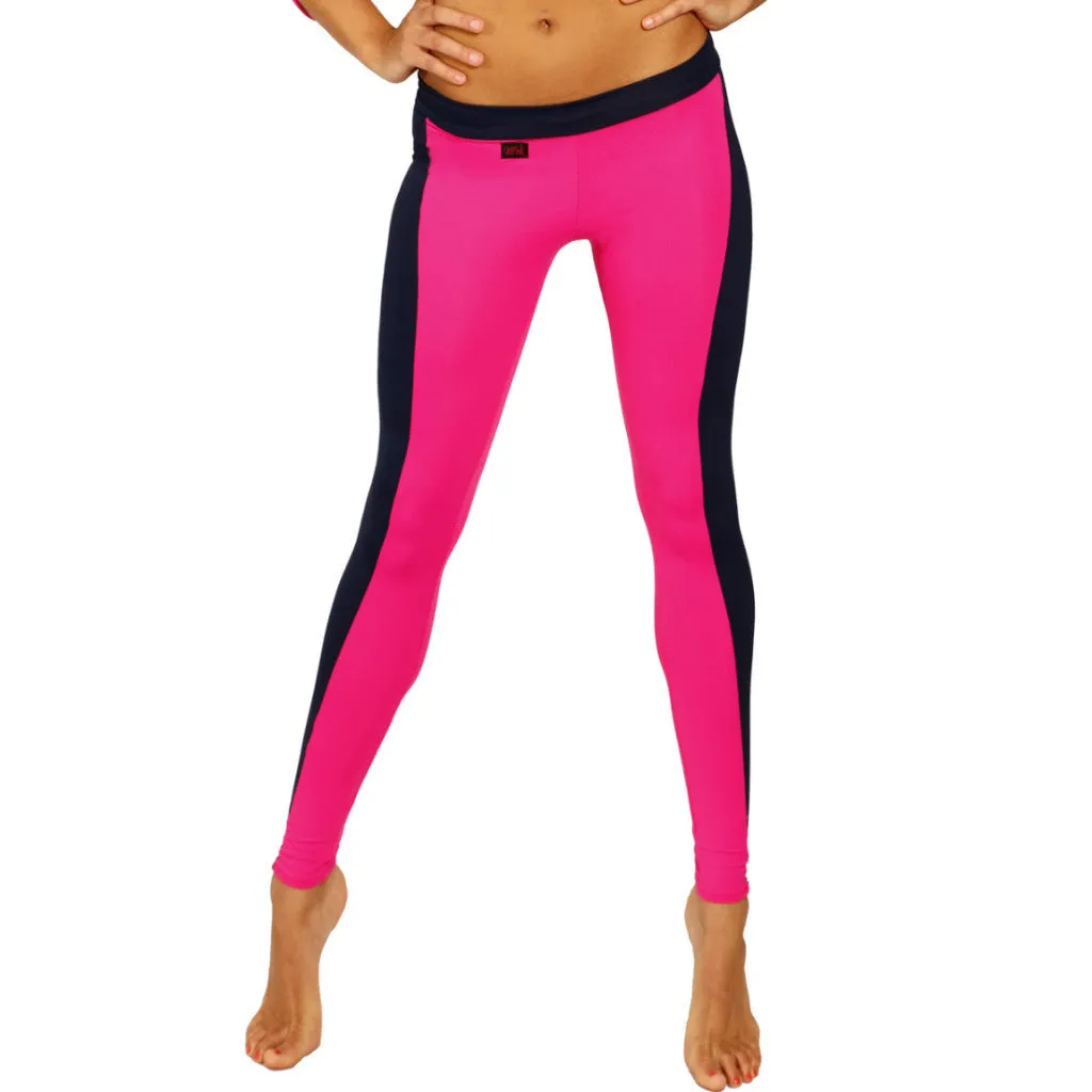 Fitness Leggings - Black / Red