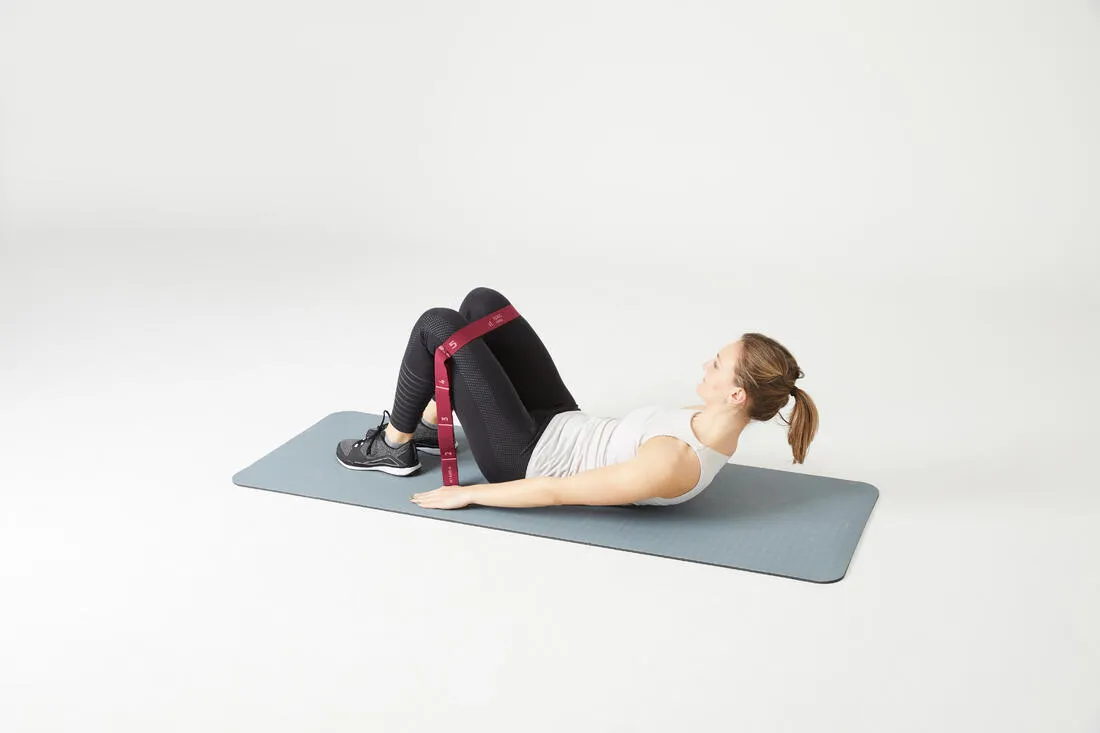 Fitness Resistance Textile Band 10 kg - Burgundy