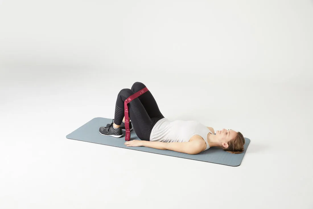 Fitness Resistance Textile Band 10 kg - Burgundy