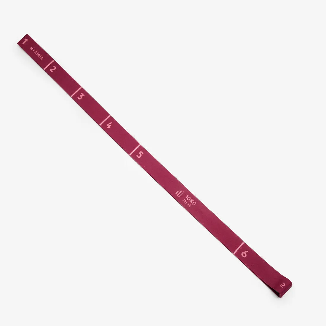 Fitness Resistance Textile Band 10 kg - Burgundy