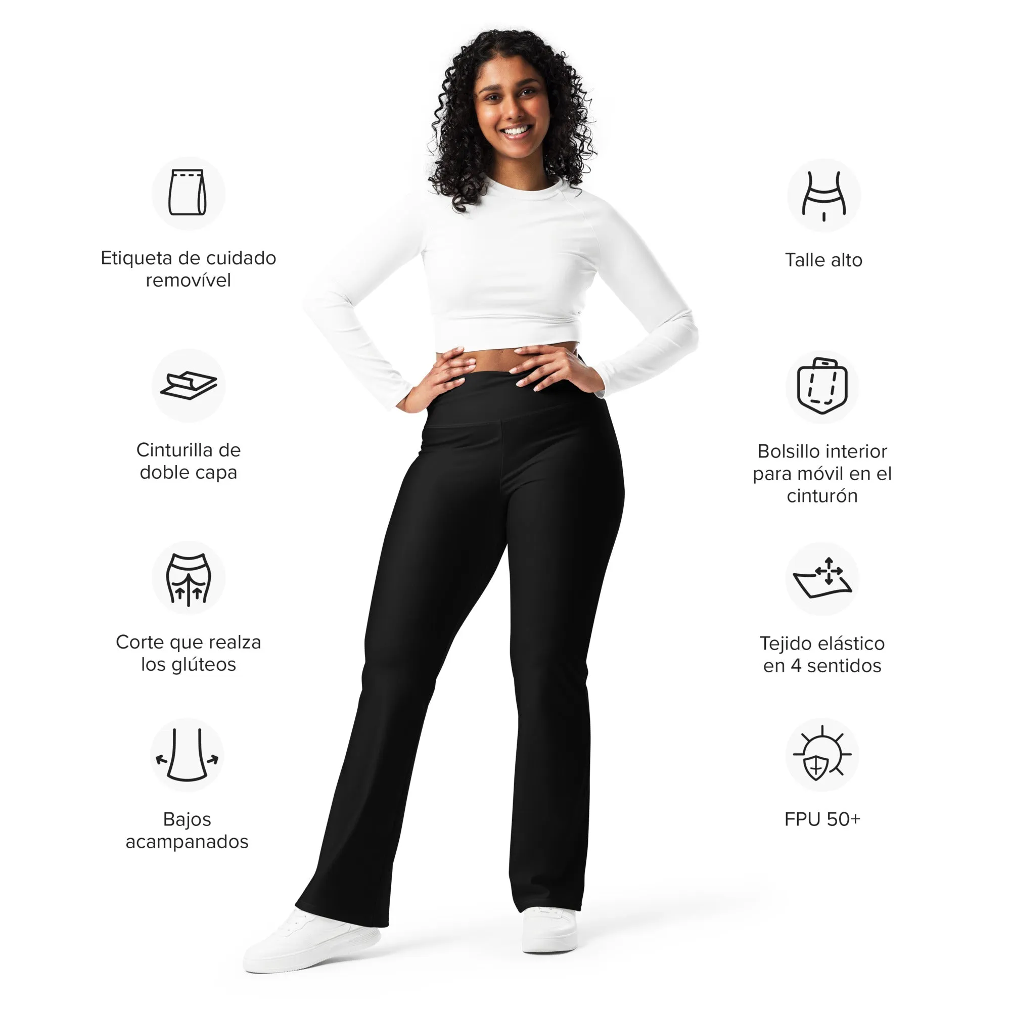 Flare Leggings Noir