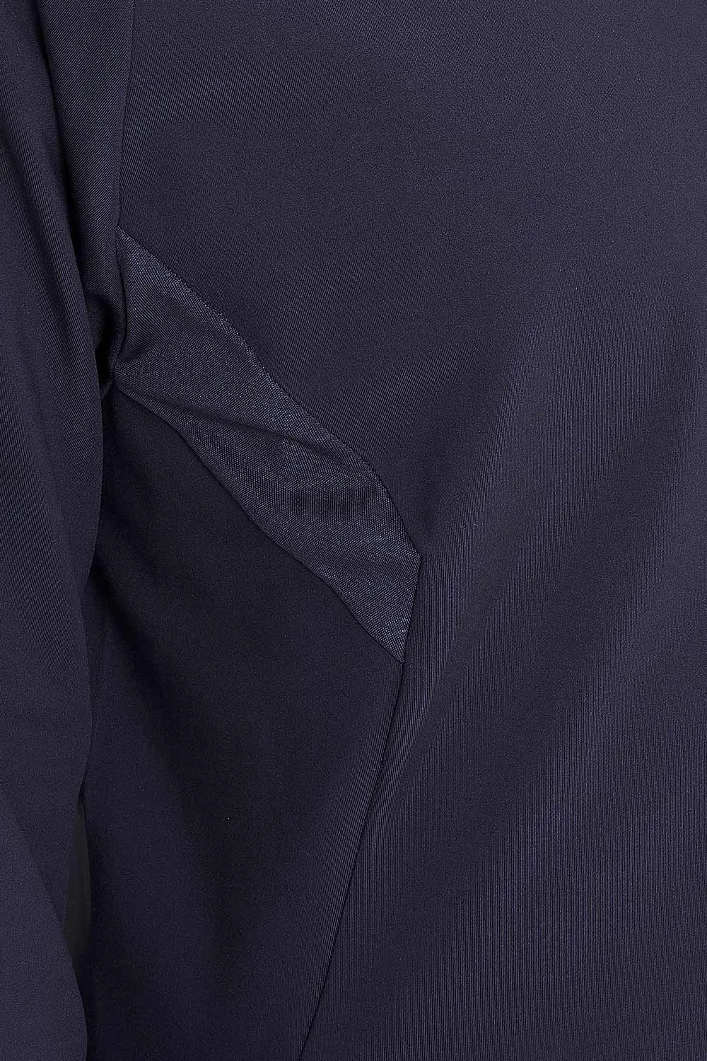 Fleece-Lined Quarter Zip Top Navy