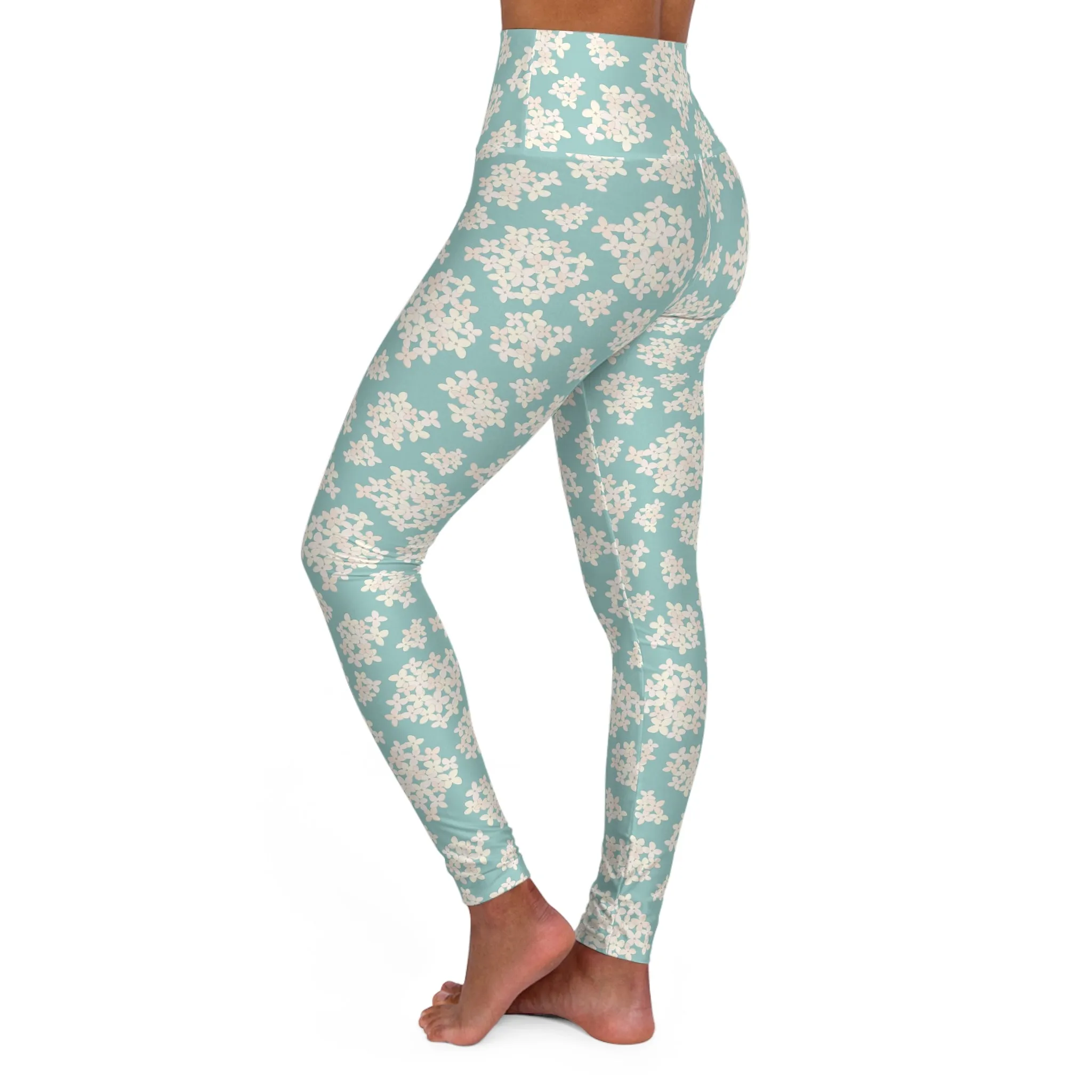 Floral High Waisted Yoga Leggings – Comfortable & Stylish Activewear