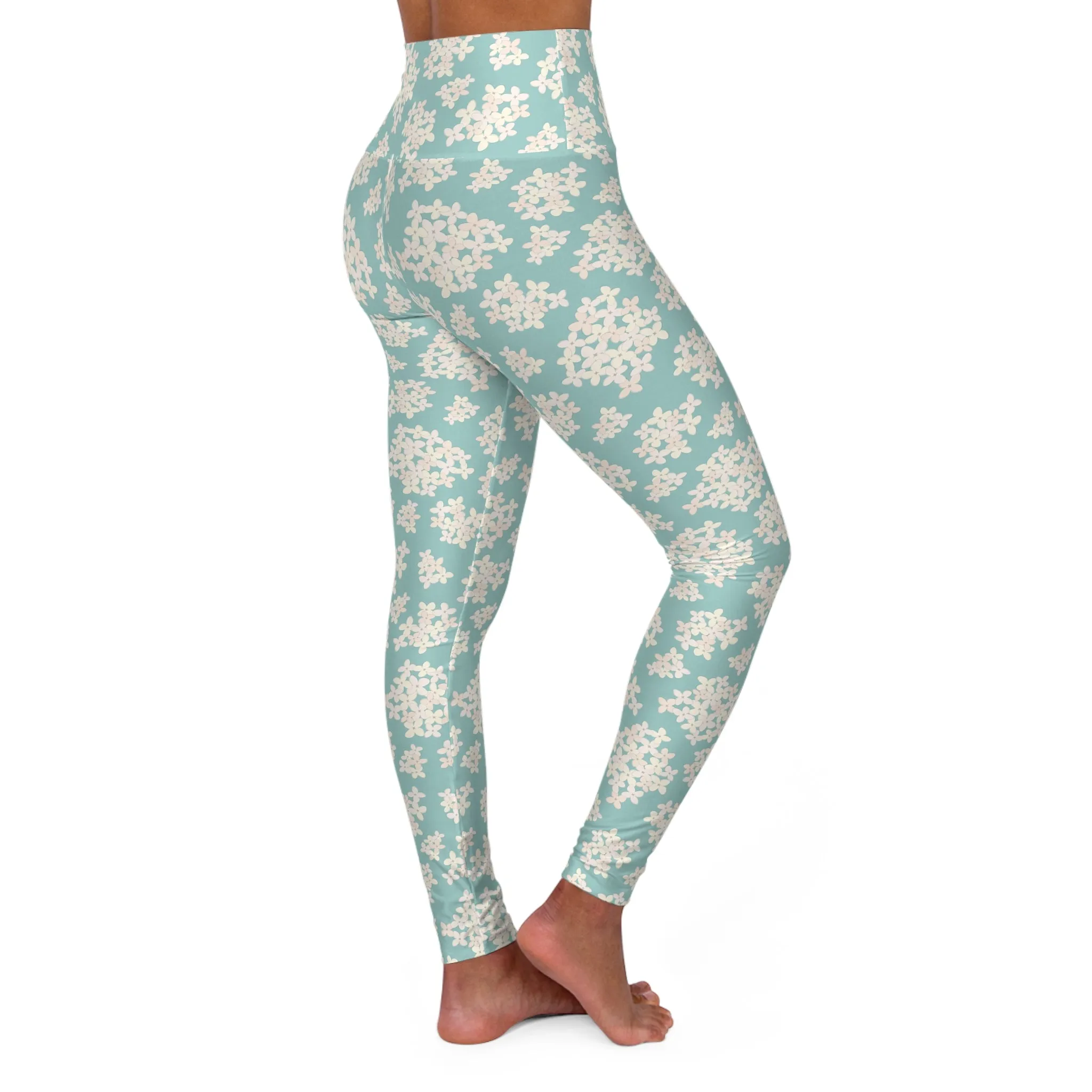Floral High Waisted Yoga Leggings – Comfortable & Stylish Activewear