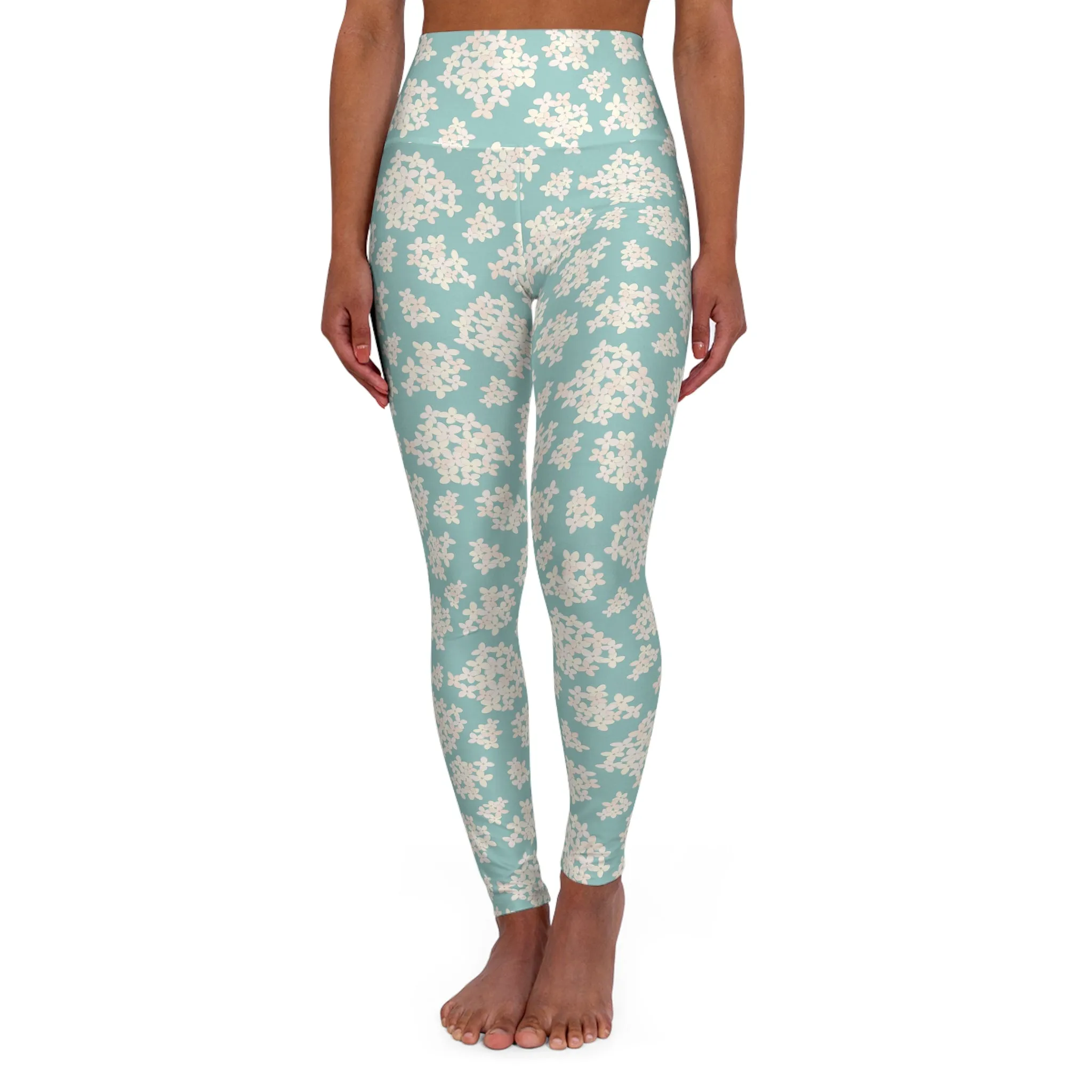 Floral High Waisted Yoga Leggings – Comfortable & Stylish Activewear