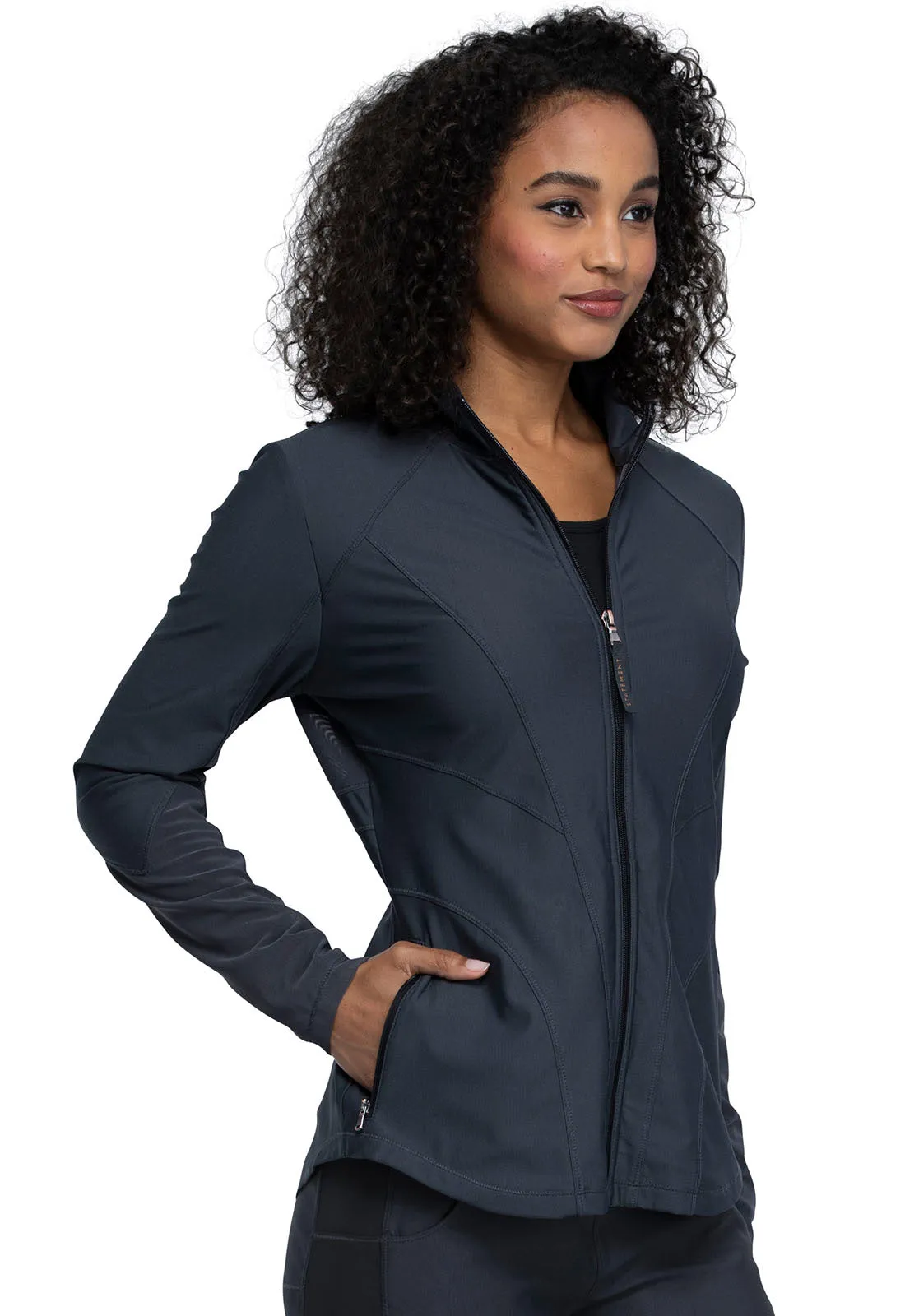 Form CK390 Zip Front Jacket Pewter