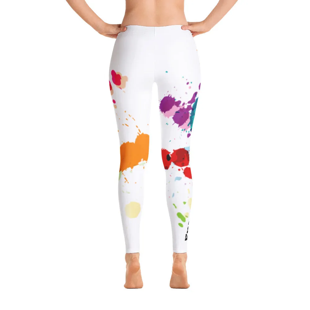 Francesca Pierre-Giroux Crayon Colored Yoga pants Leggings for exercise and fitness