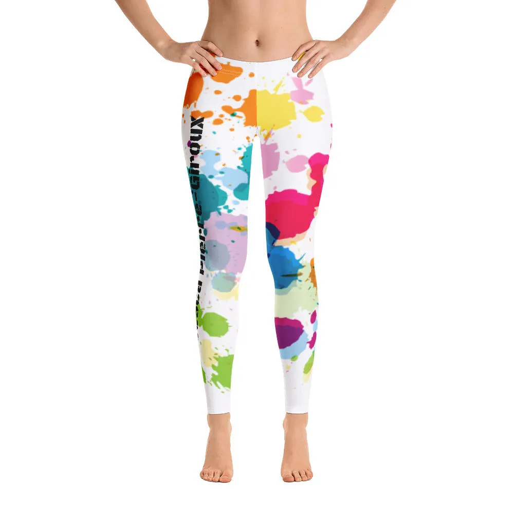 Francesca Pierre-Giroux Crayon Colored Yoga pants Leggings for exercise and fitness