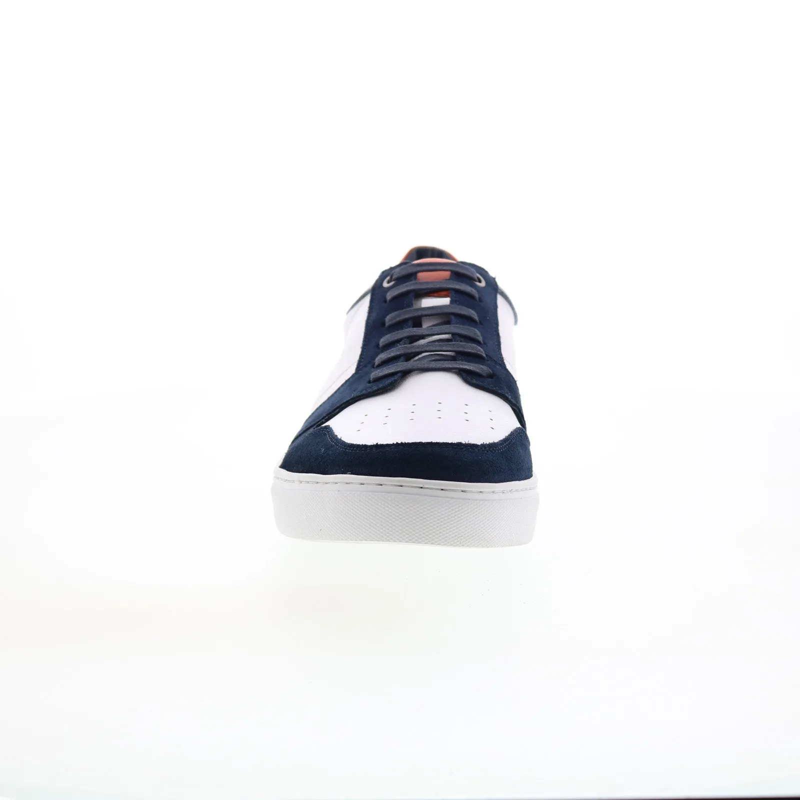 French Connection Fender FC7208L Mens Blue Leather Lifestyle Sneakers Shoes