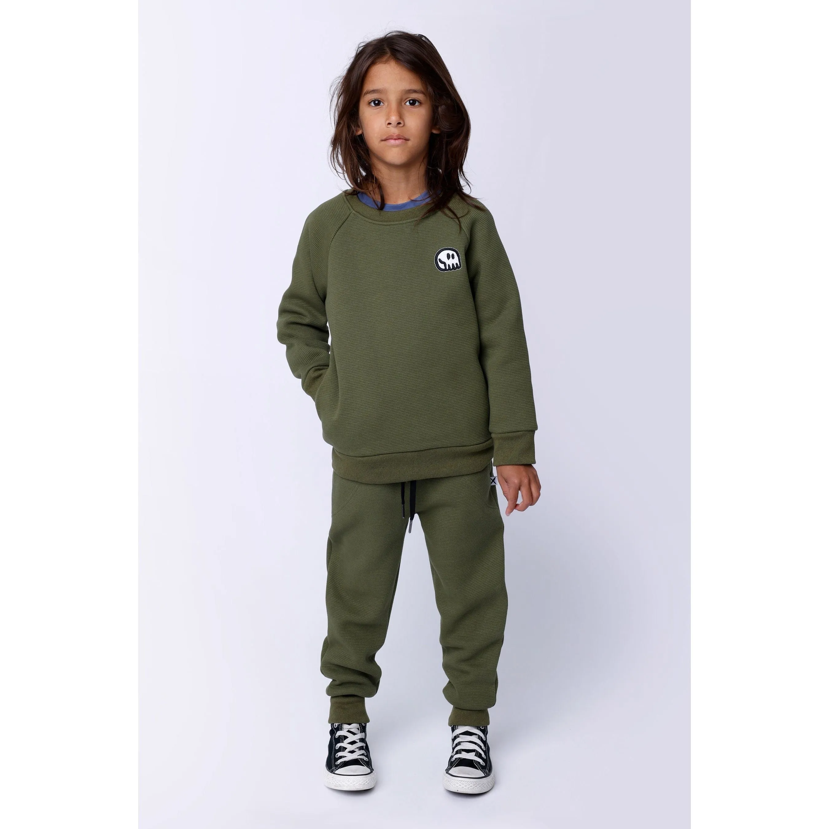 Furry Waffle Crew - Khaki