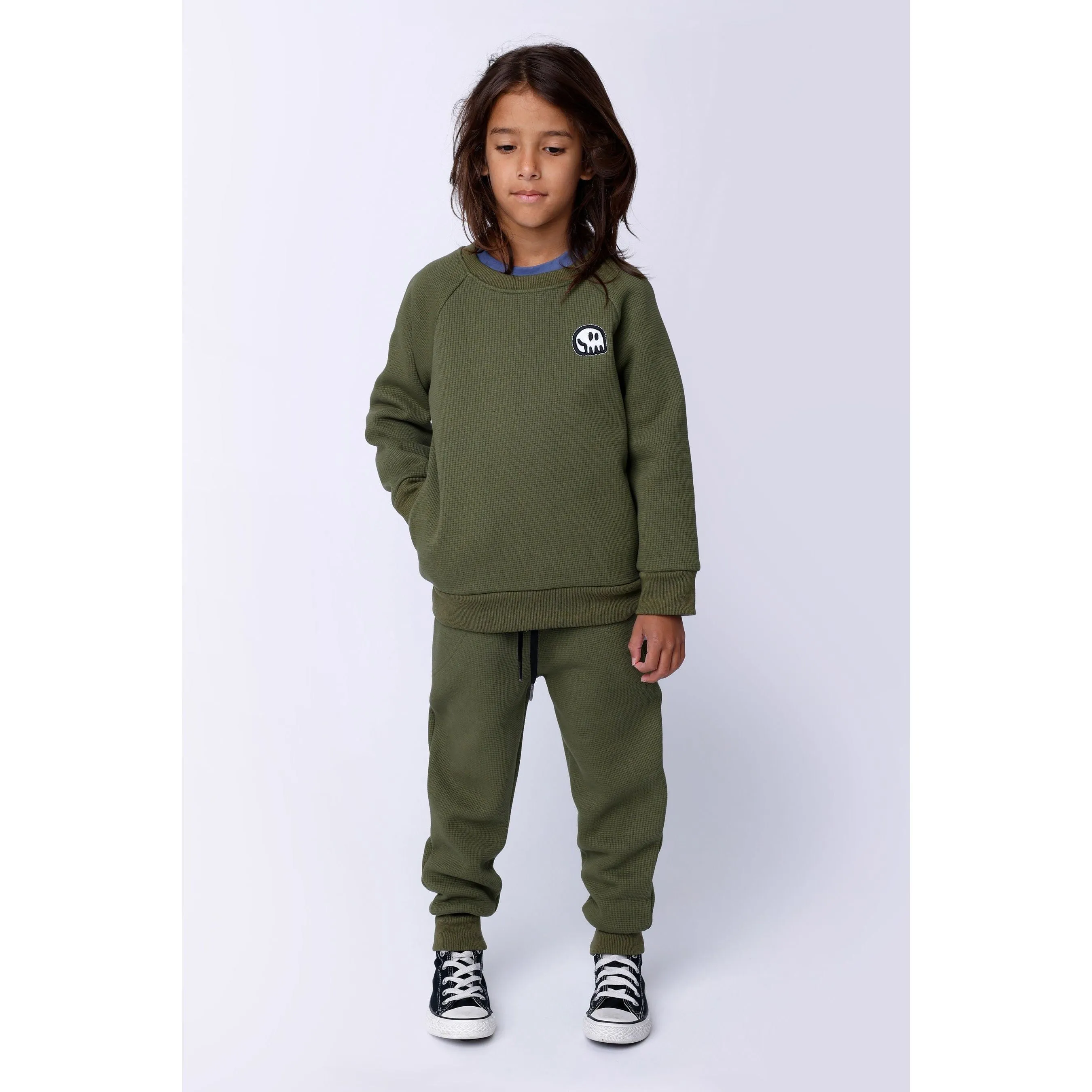 Furry Waffle Crew - Khaki