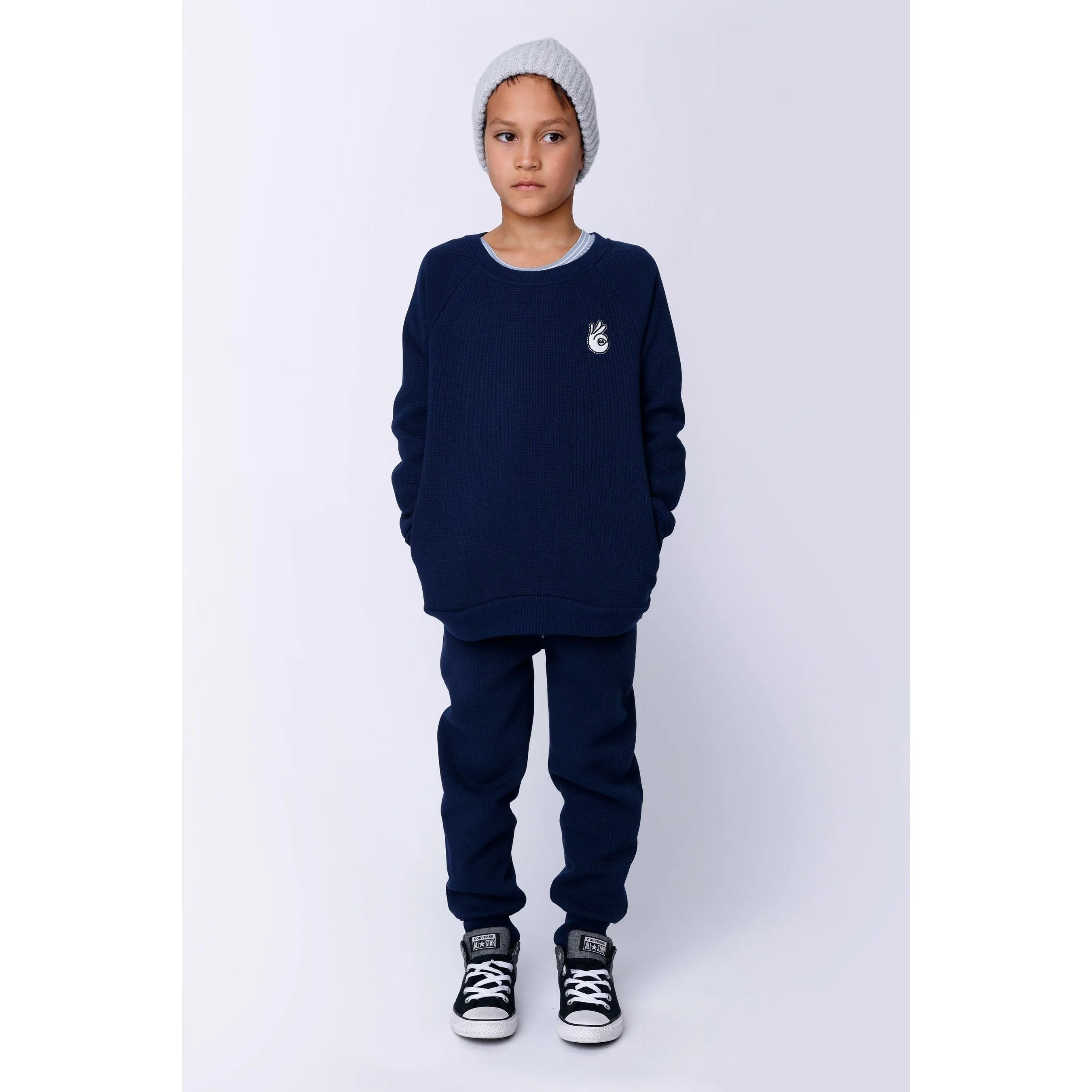 Furry Waffle Crew - Navy