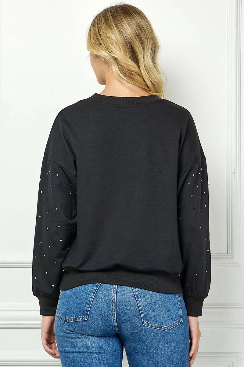 Gabby Rhinestone Sweatshirt