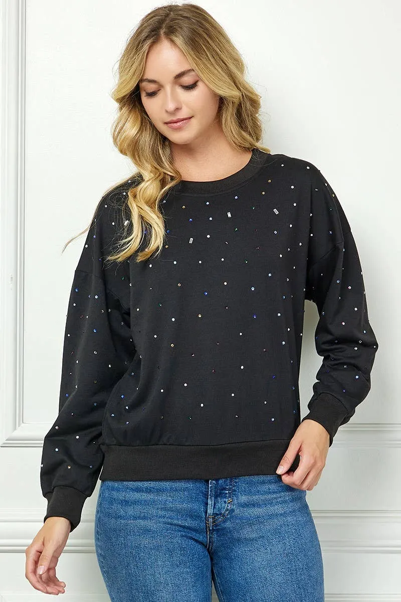 Gabby Rhinestone Sweatshirt